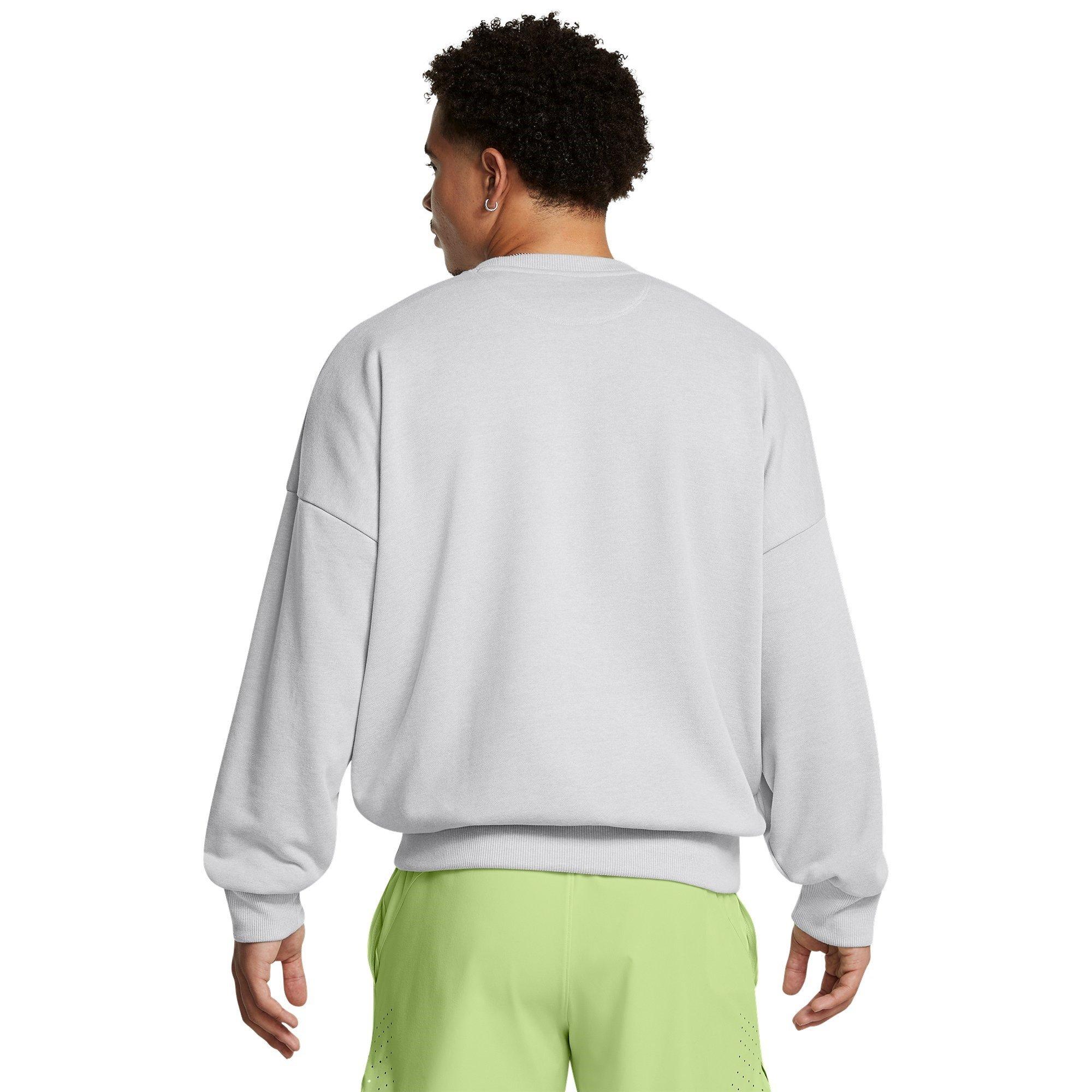 Grey - Under Armour - Icon Crew Sweatshirt - 4