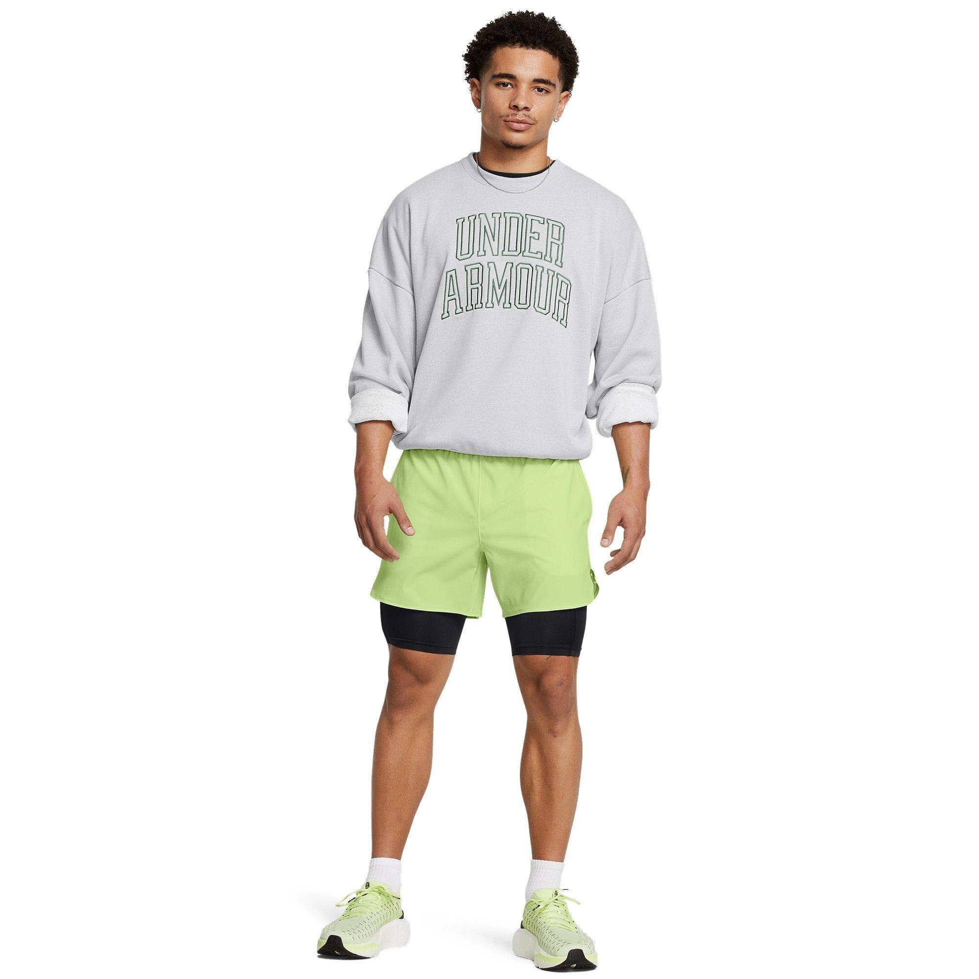 Grey - Under Armour - Icon Crew Sweatshirt - 5