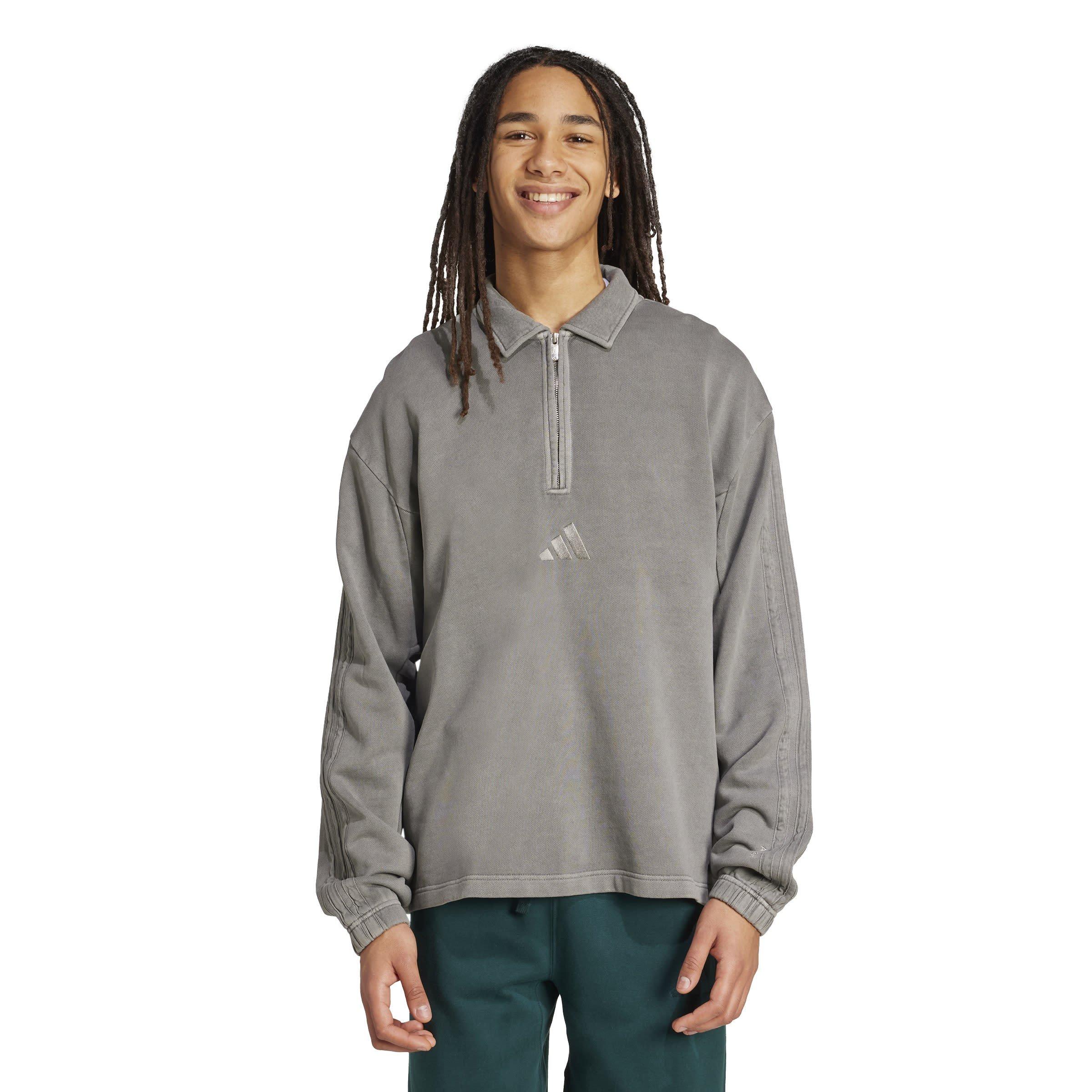 adidas All SZN Washed Half-Zip Mens | Sports Direct