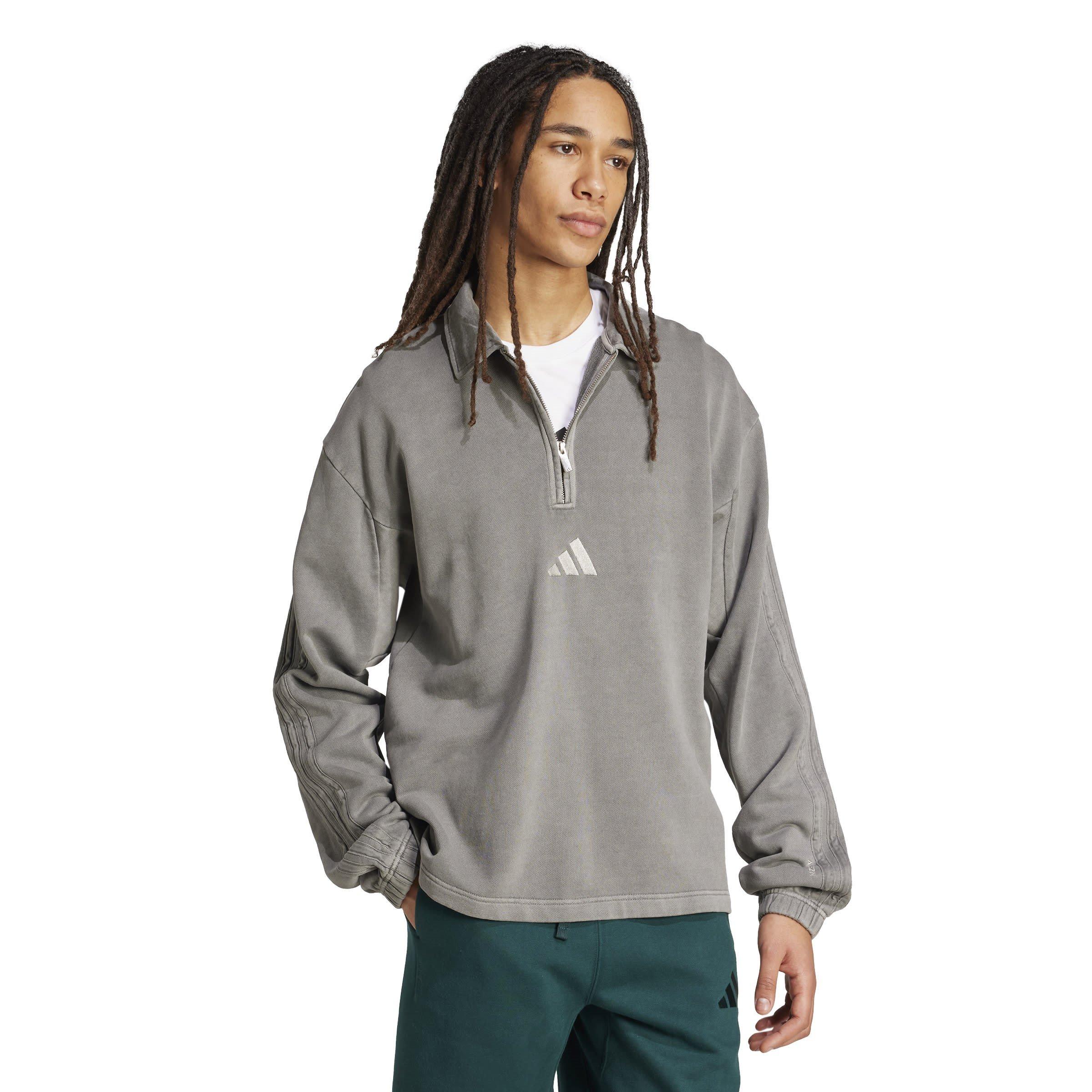 Black - adidas - All SZN Washed Half-Zip Mens - 6