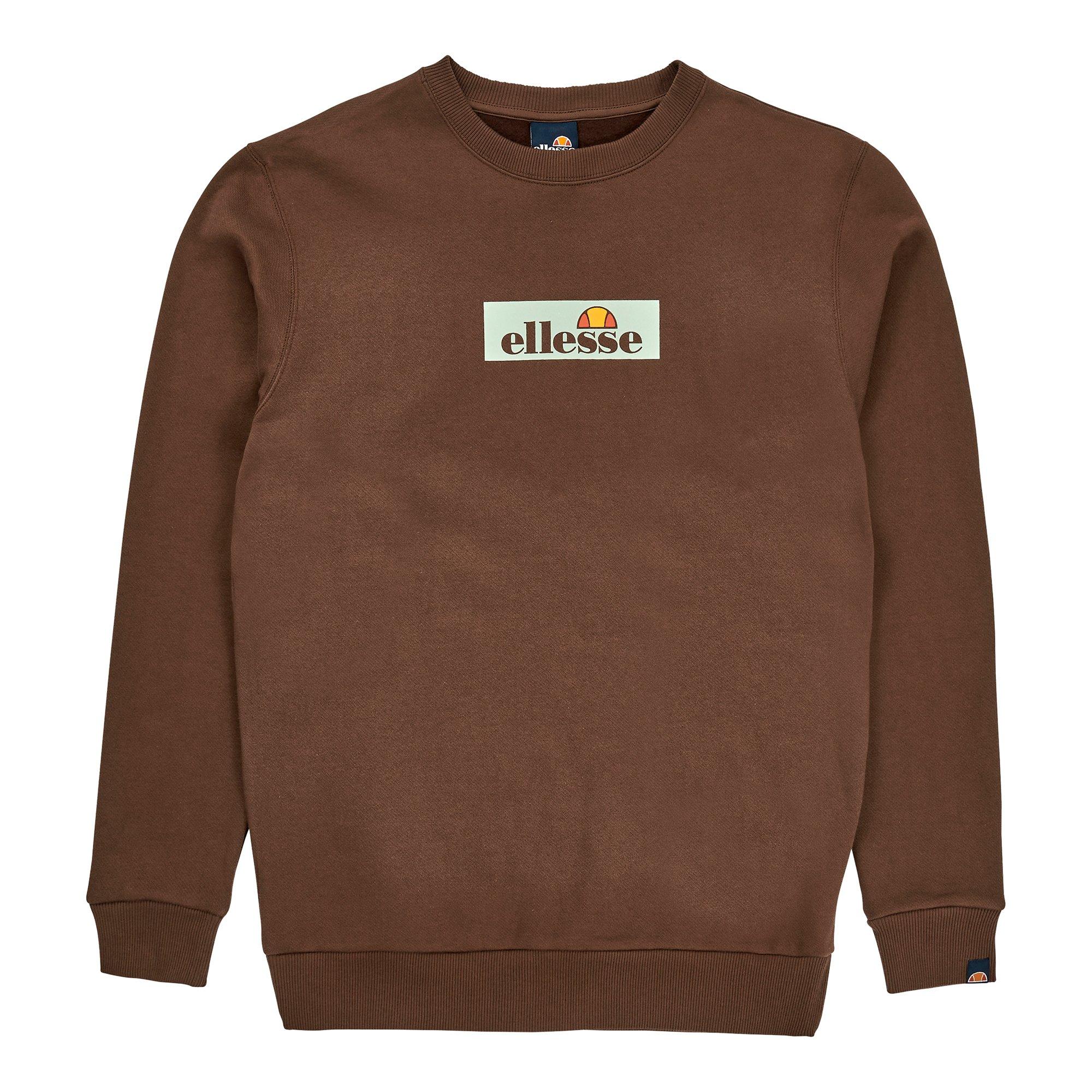 Brown - Ellesse - Tablido Crew Sweatshirt