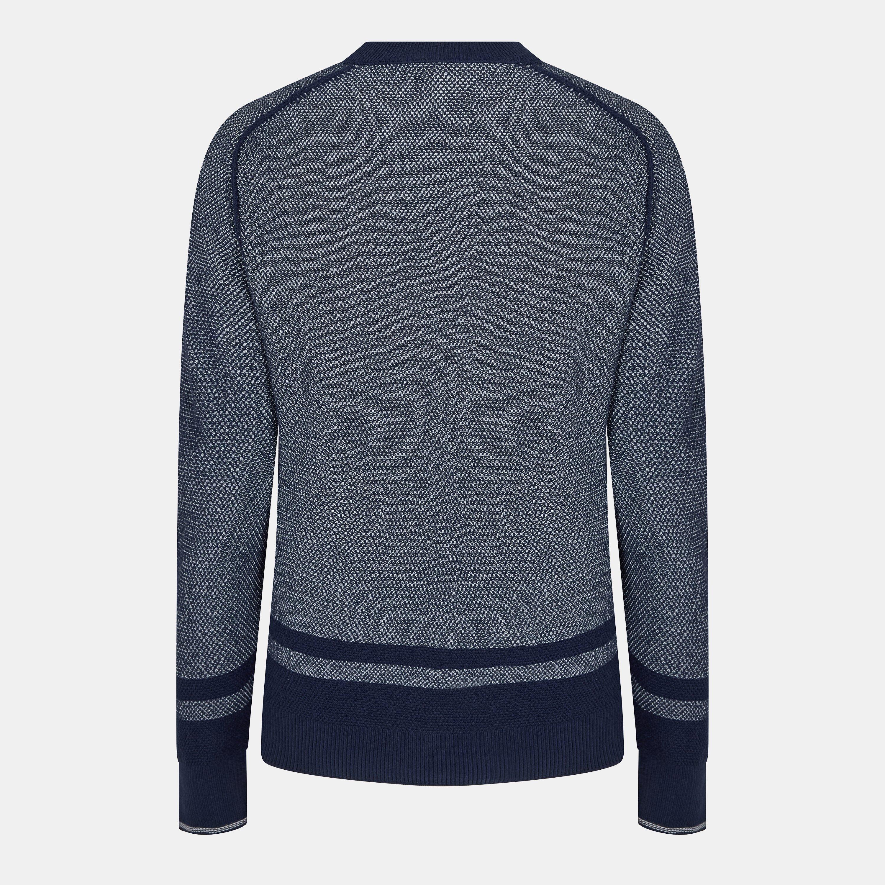 Dark Blue - Boss - Men's Apok Crew Sweatshirt - 2