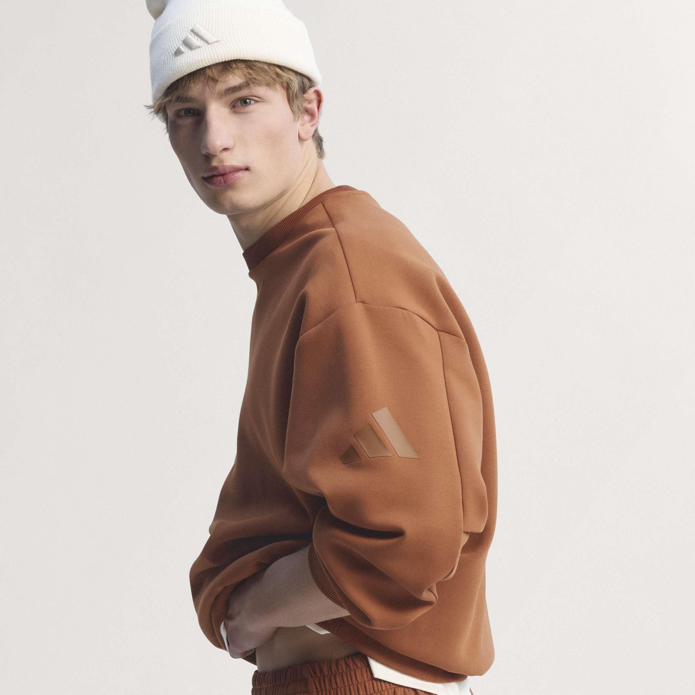 Bronzo Scuro - adidas - Adidas M Sl Sk Crew Sn99 - 15