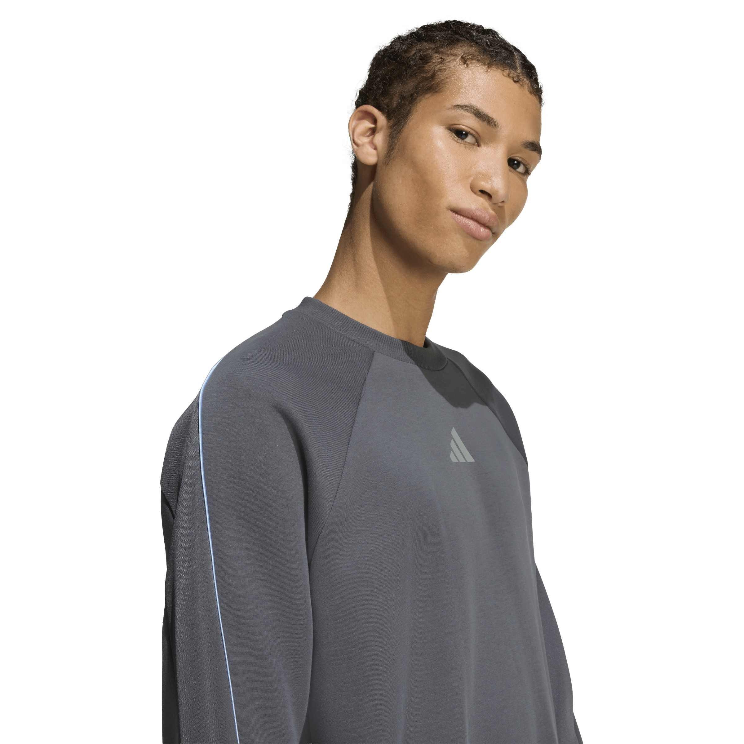 Grijs - adidas - Men's Stadium Crew Sweatshirt - 4