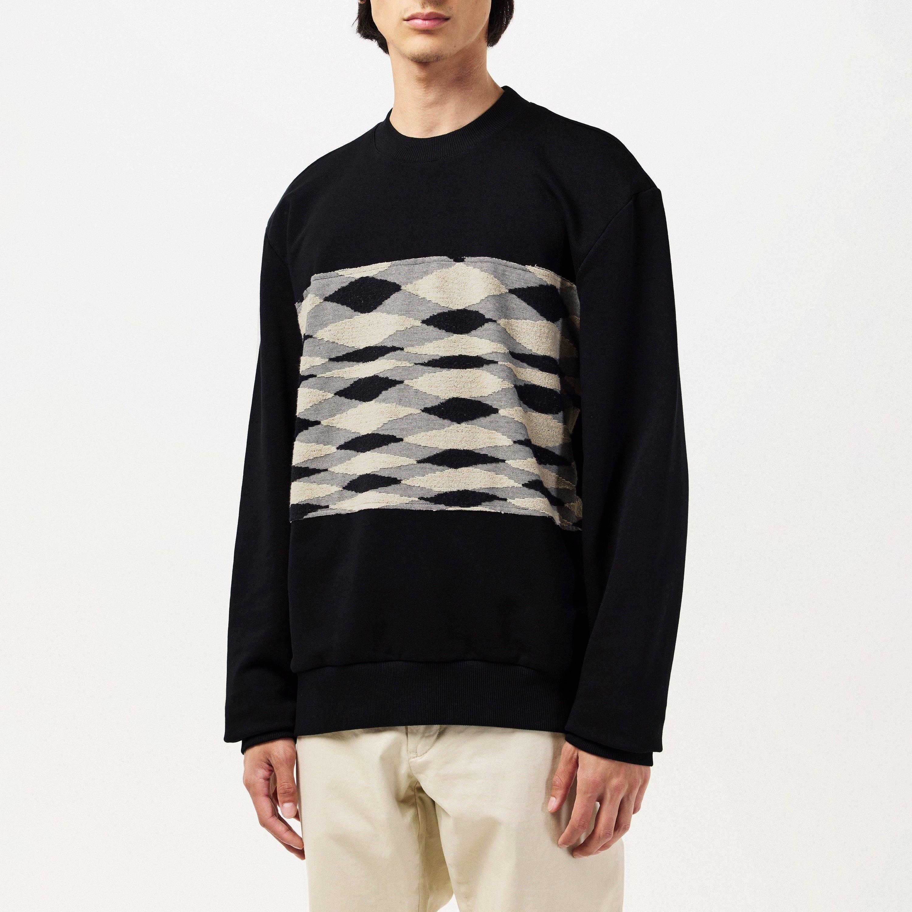 Black/Beige - Missoni - Crewneck Sweatshirt - 3