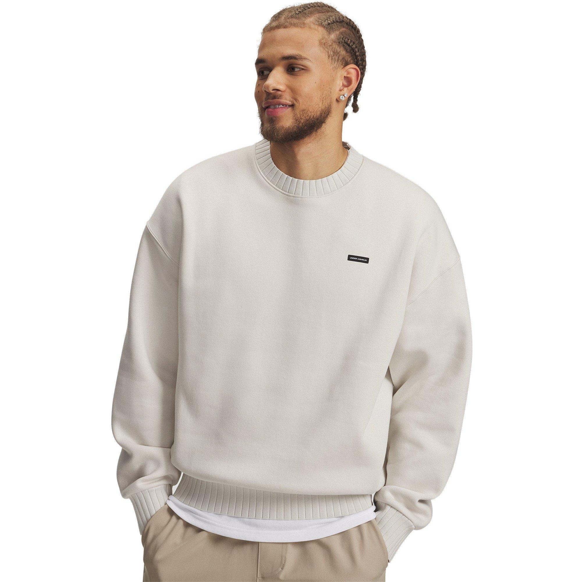 Weiß - Under Armour - UA Icon Hvy Rib Crew Sn99 - 1