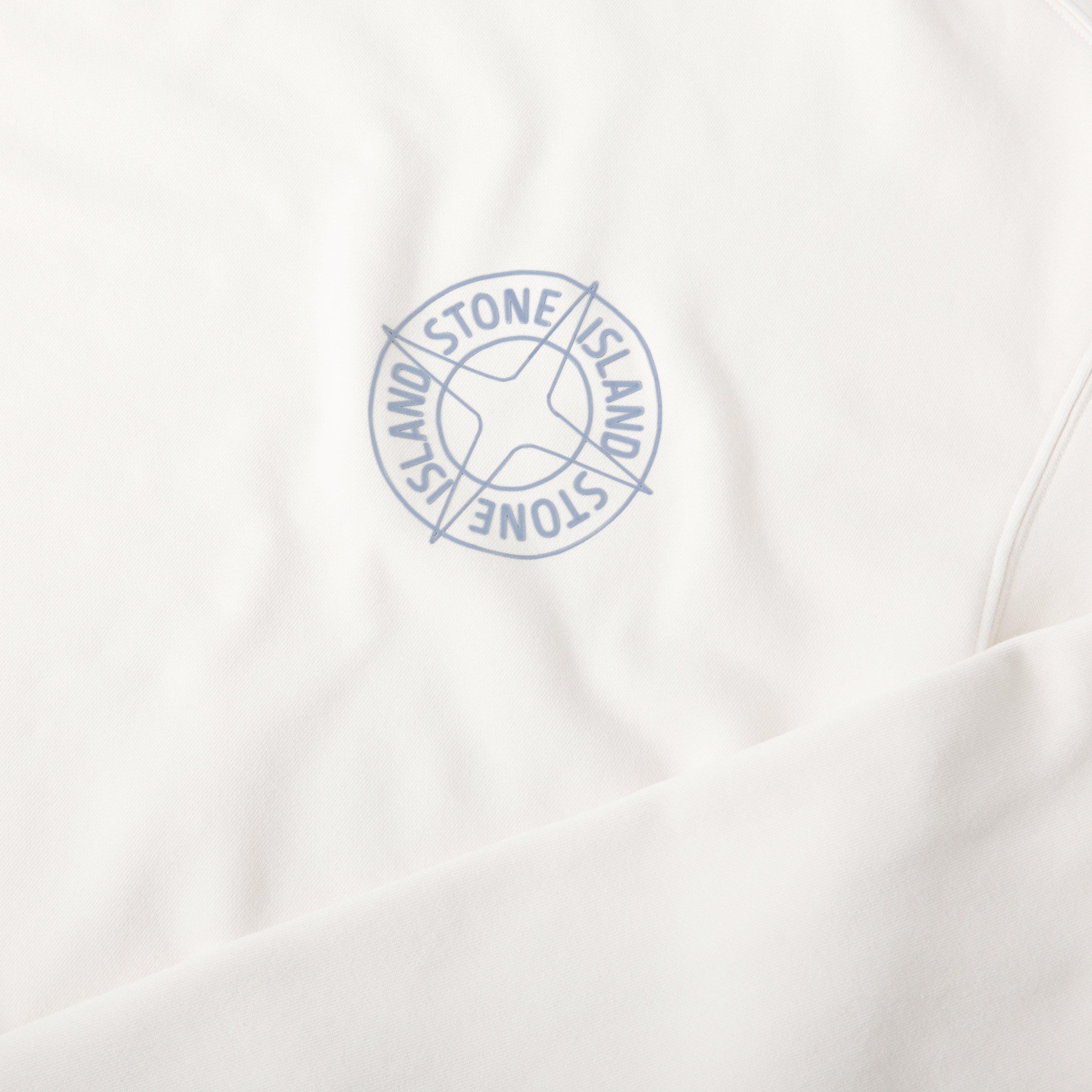 Ivory V0093 - Stone Island - Men's Compass Crew Sweatshirt - 5