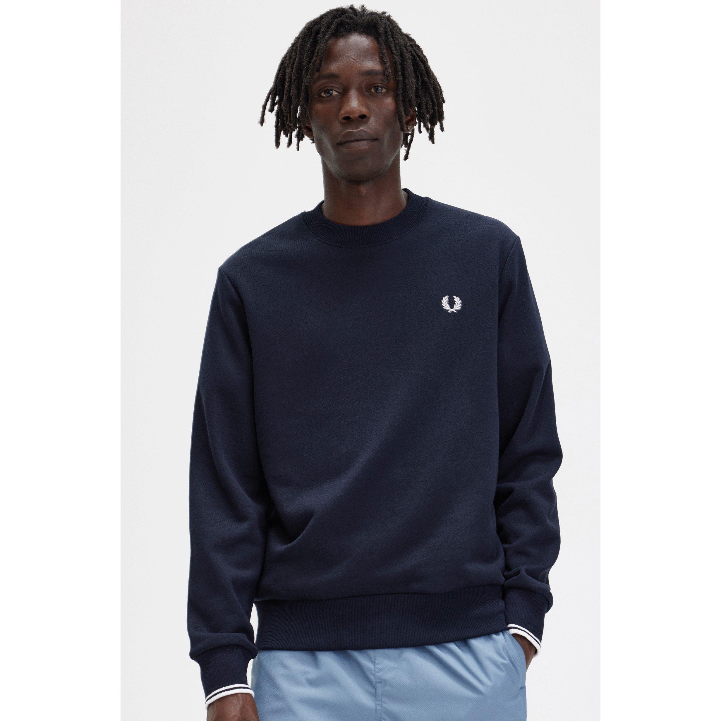 Navy 248 - Fred Perry - Crew Neck Sweatshirt - 3