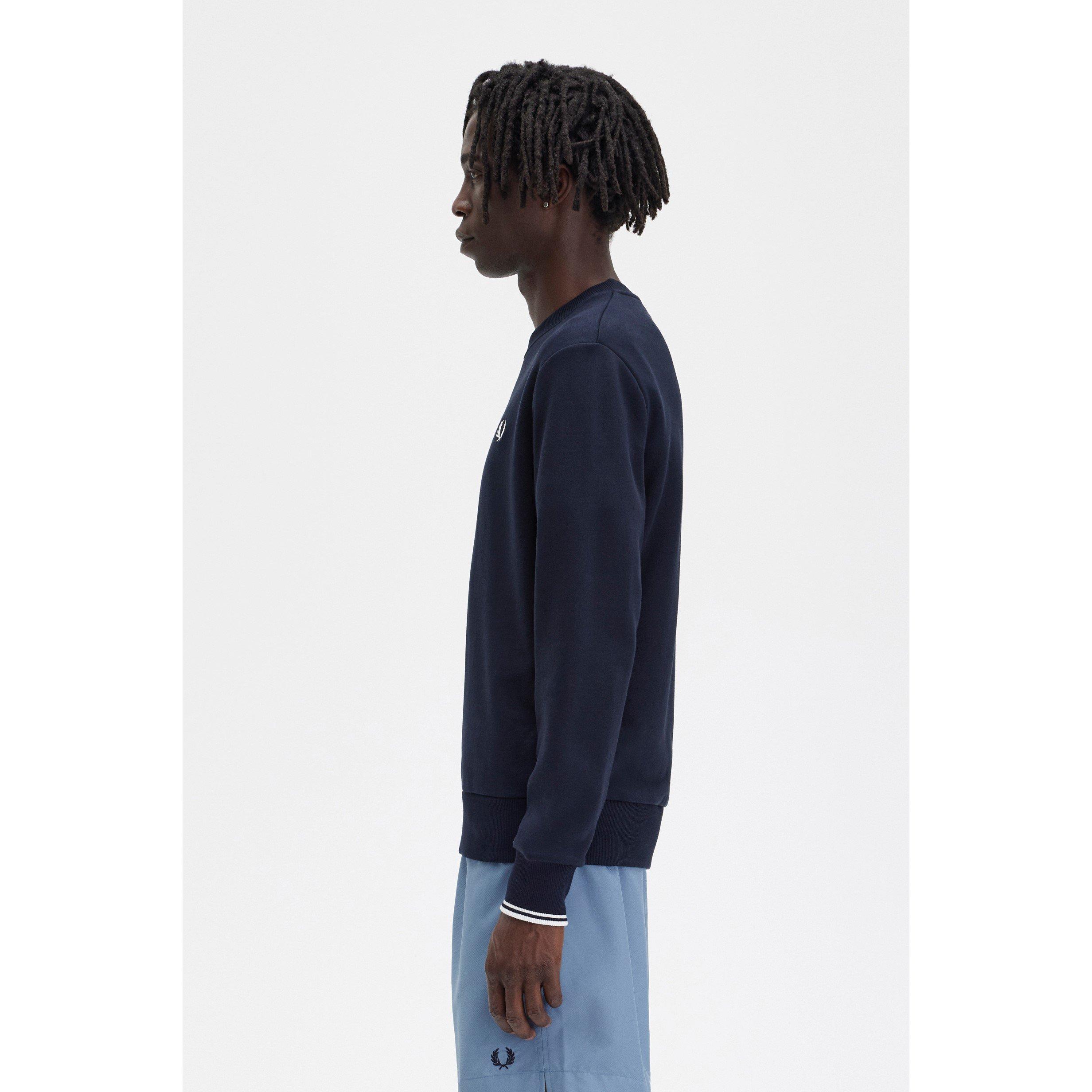 Navy 248 - Fred Perry - Crew Neck Sweatshirt - 4