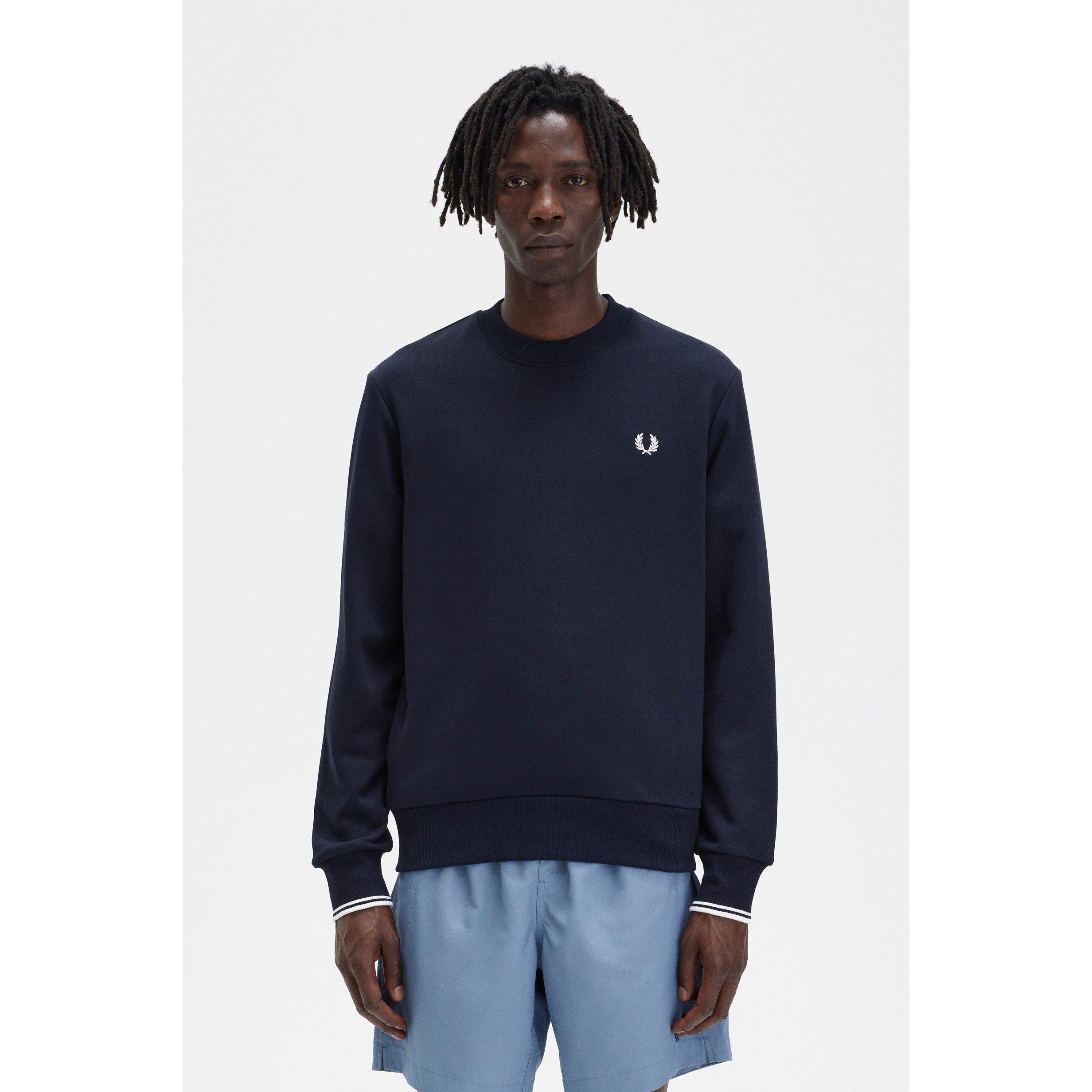 Navy 248 - Fred Perry - Crew Neck Sweatshirt - 7