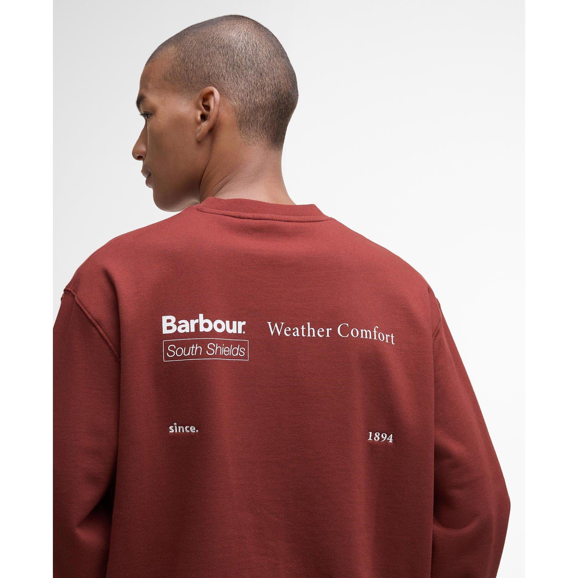 Fired Brick - Barbour - Mens Firbank Sweater - 4