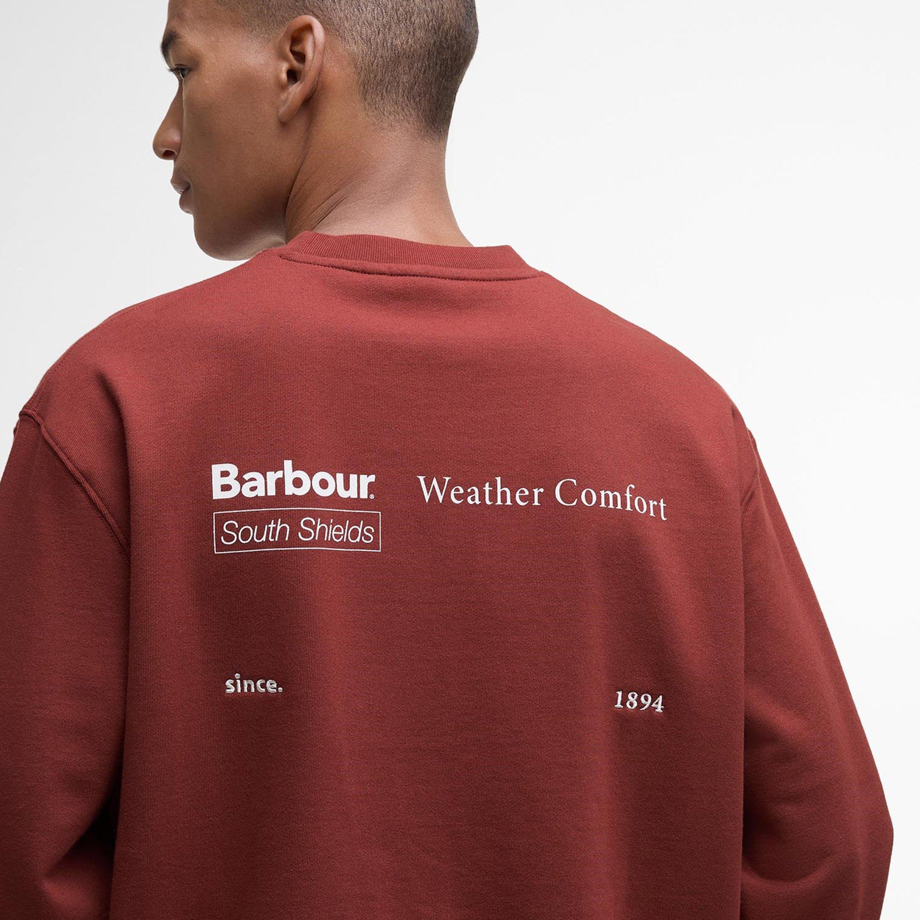 Fired Brick - Barbour - Mens Firbank Sweater - 5