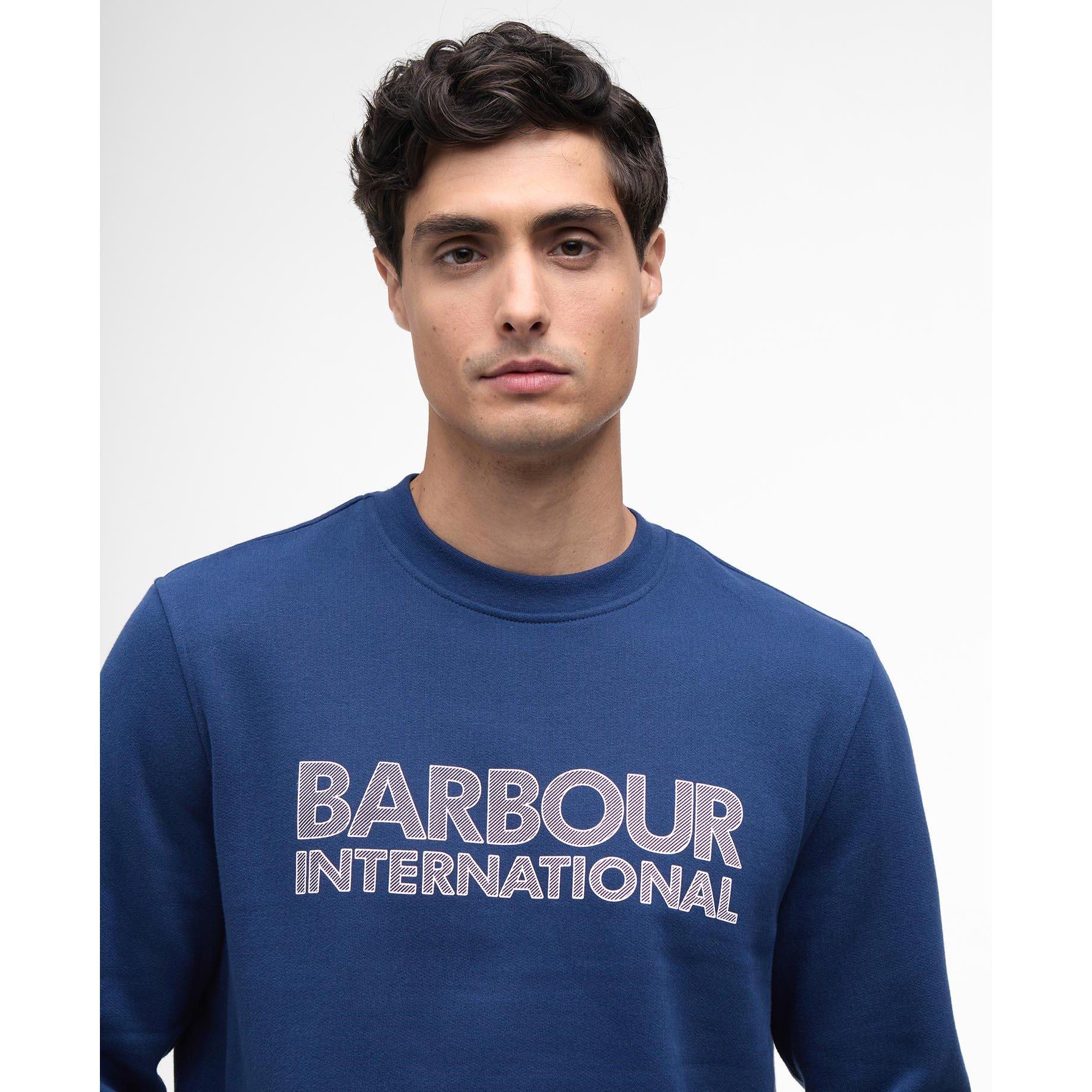 Insignia Blue - Barbour International - Mens Essential Sweatshirt - 4