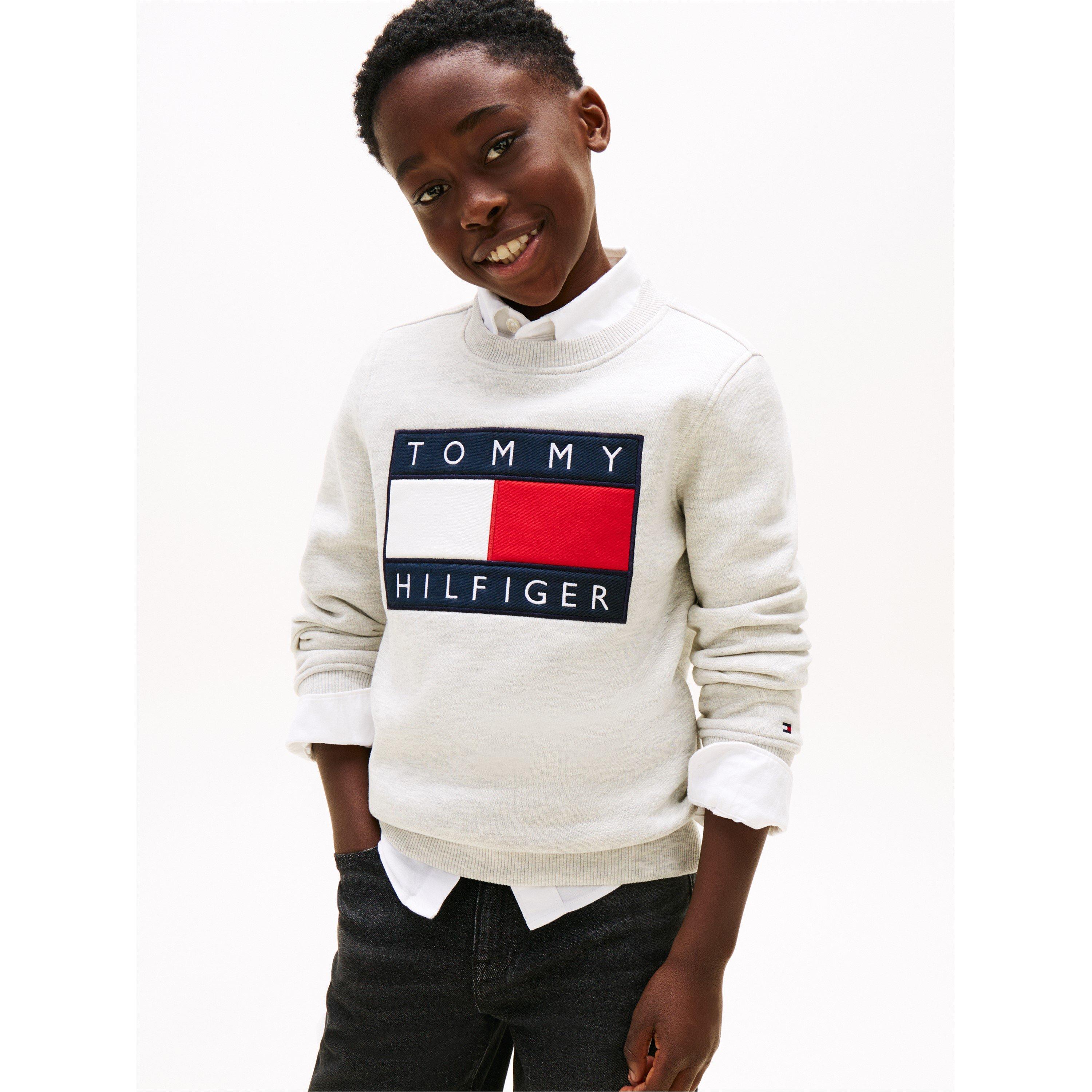 Light Grey P01 - Tommy Hilfiger - Kids' Heritage Crew Sweatshirt - 2