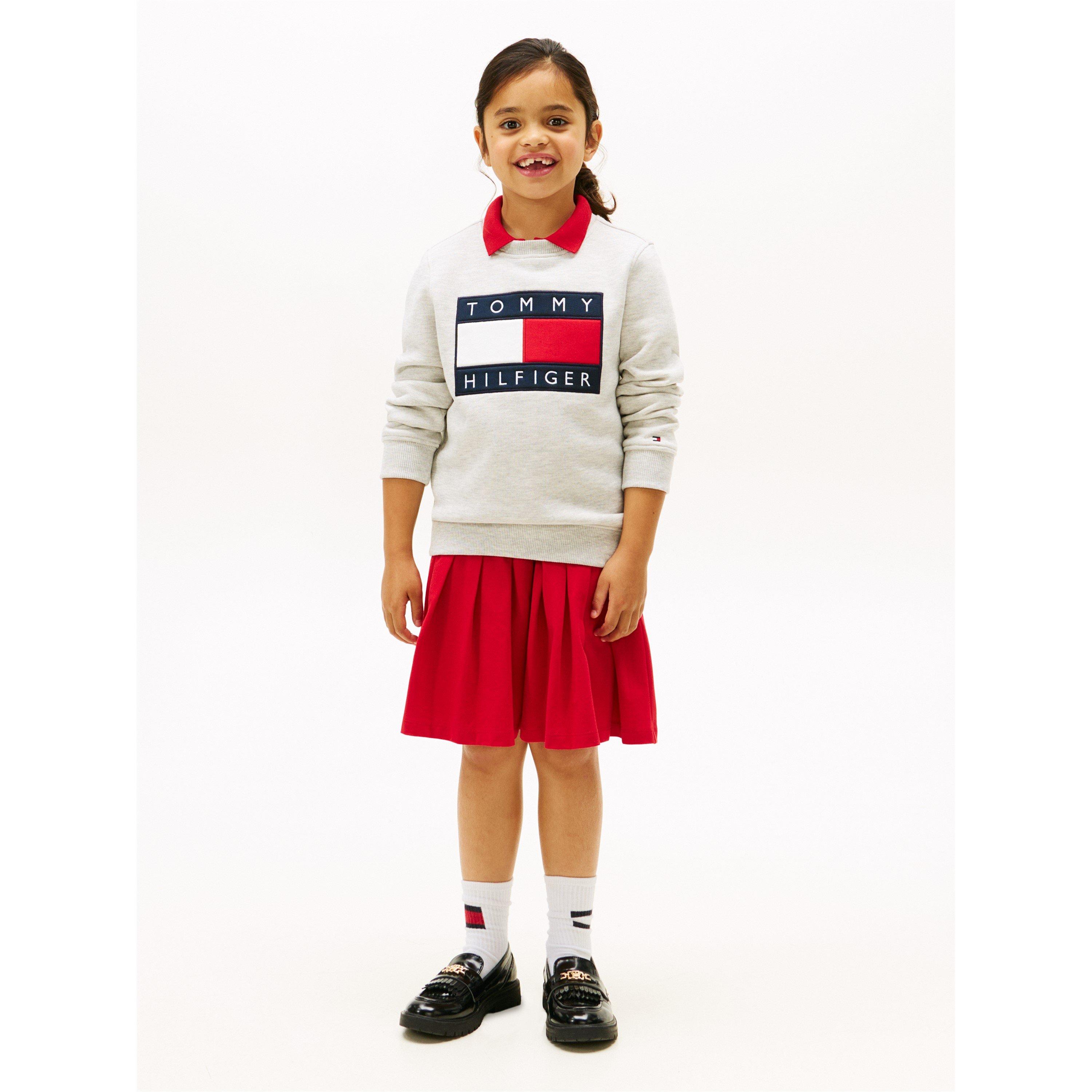 Light Grey P01 - Tommy Hilfiger - Kids' Heritage Crew Sweatshirt - 7
