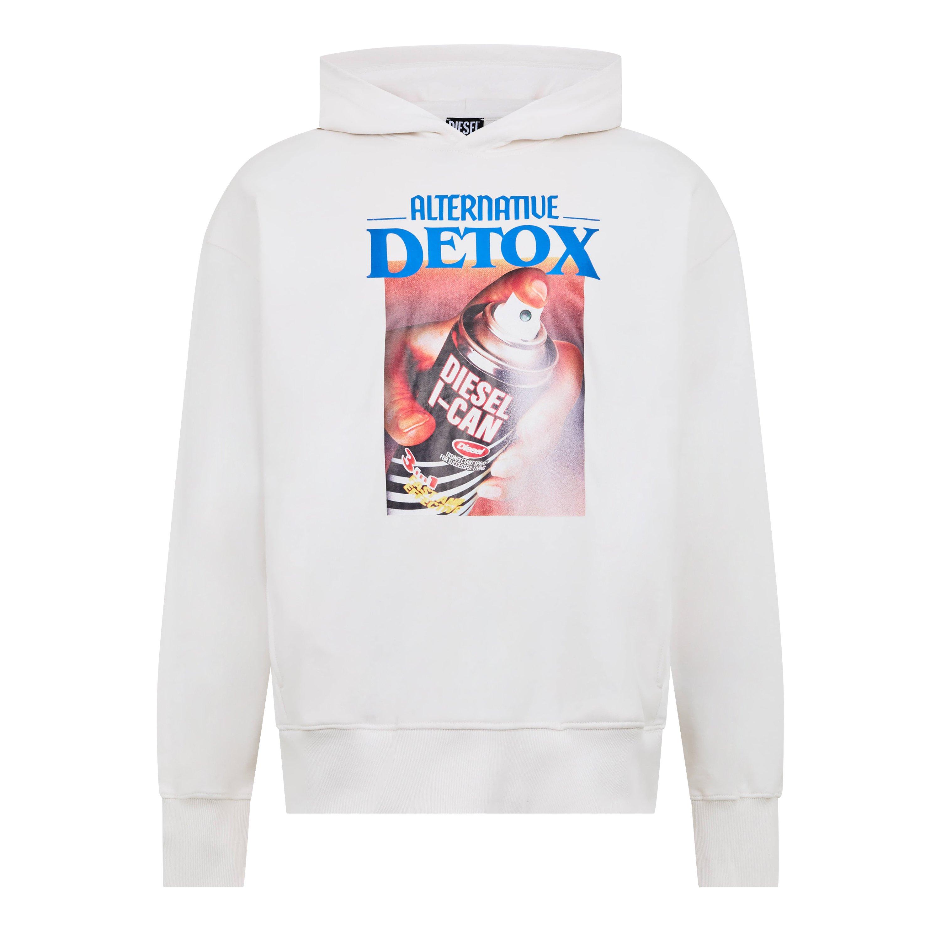 Diesel Men's White Crew Sweatshirt - XS