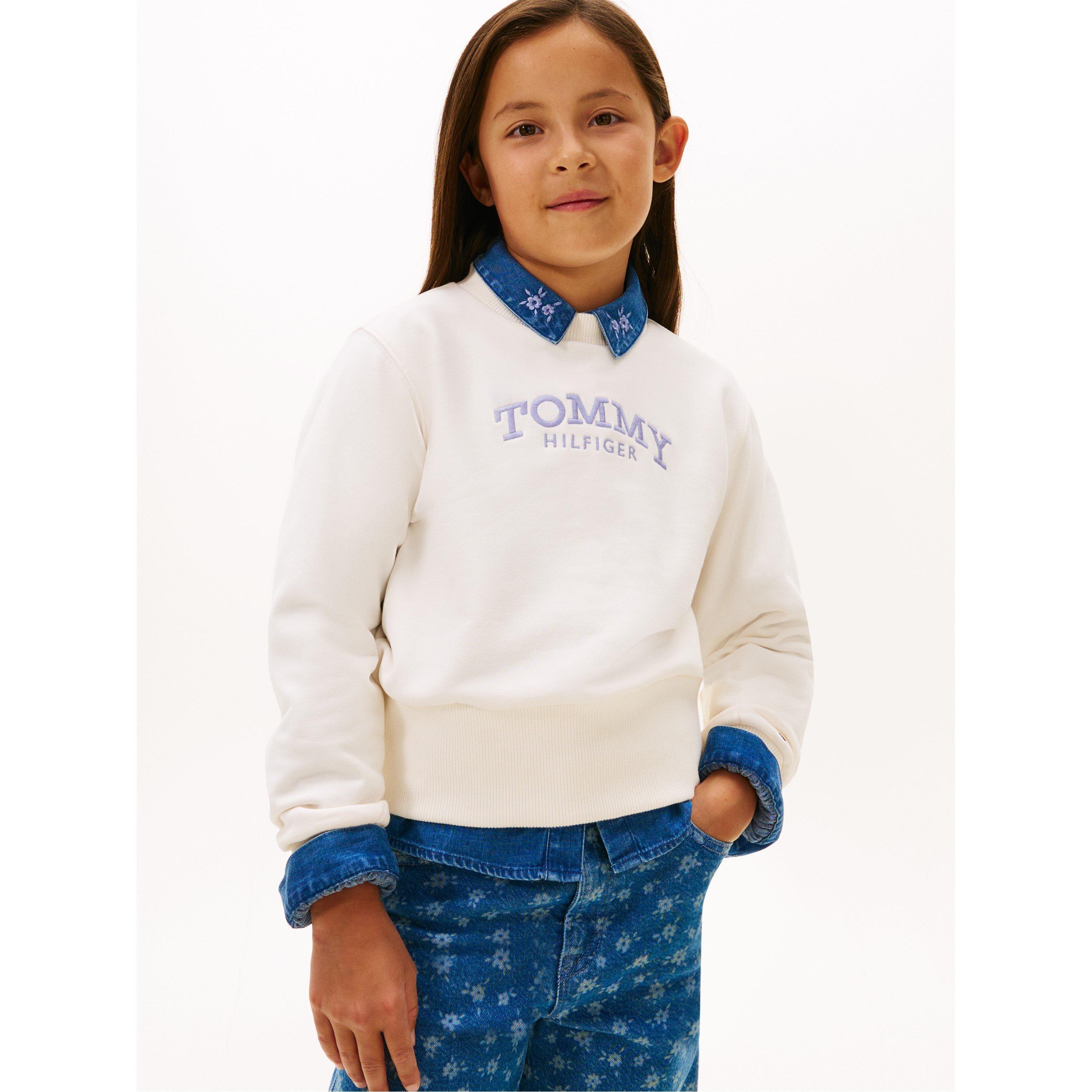 White YBH - Tommy Hilfiger - Tommy Crew Neck Jn61 - 2