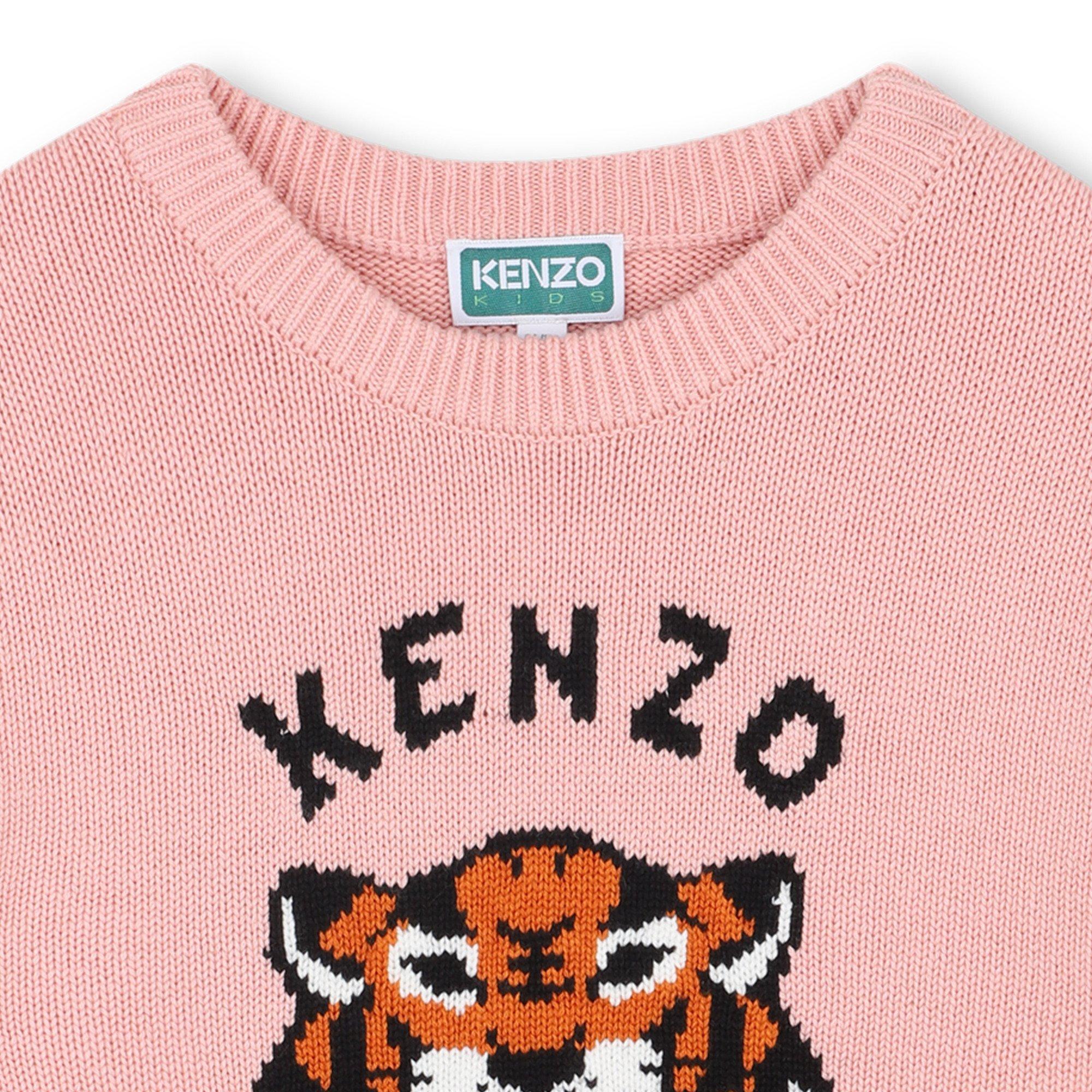 Pink - Kenzo - Kenzo Tiger Sweater Jn61 - 3