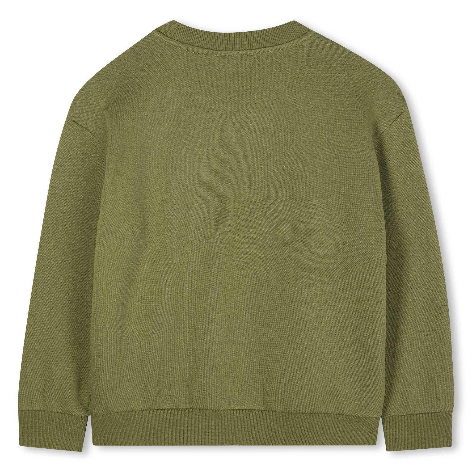 Dark Green - Kenzo - Kids' Tiger Crew Sweatshirt - 2