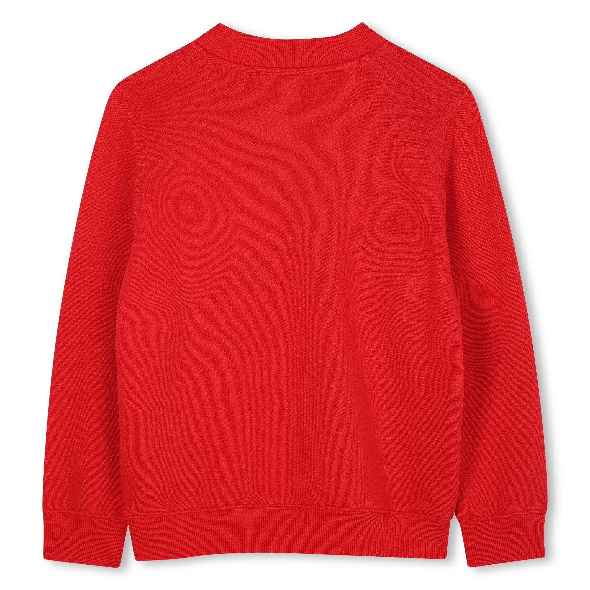 Red - Kenzo - Kids' Graphic Crew Sweatshirt - 2