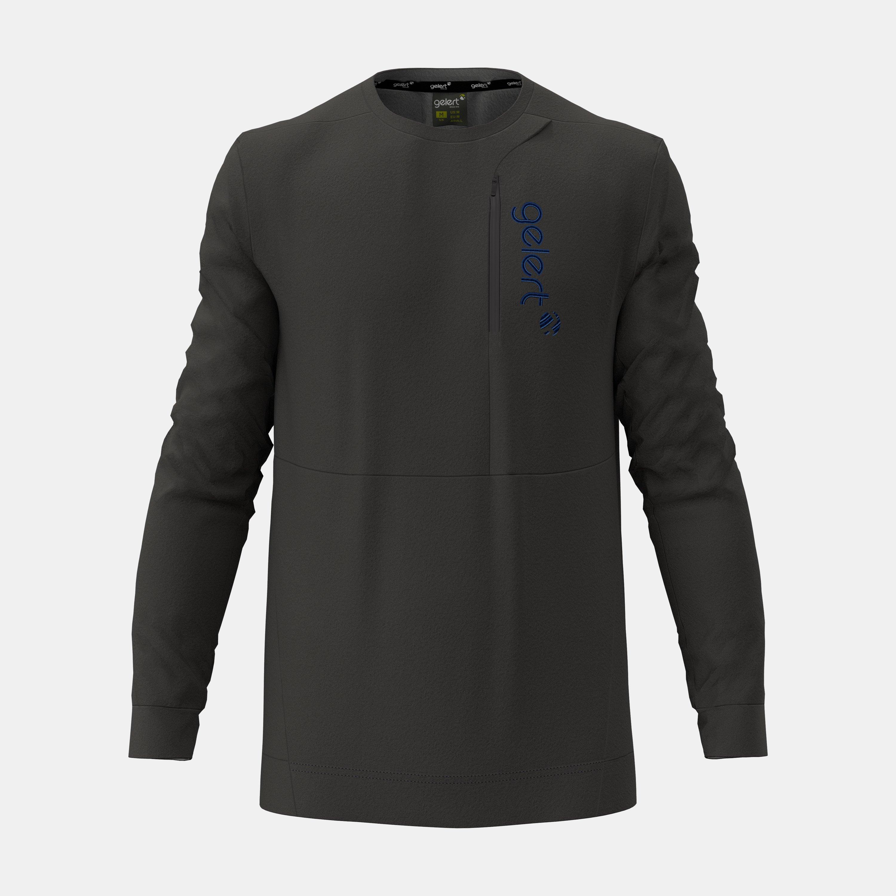 Dark Grey - Gelert - Men's Fleece Crew Sweatshirt - 1