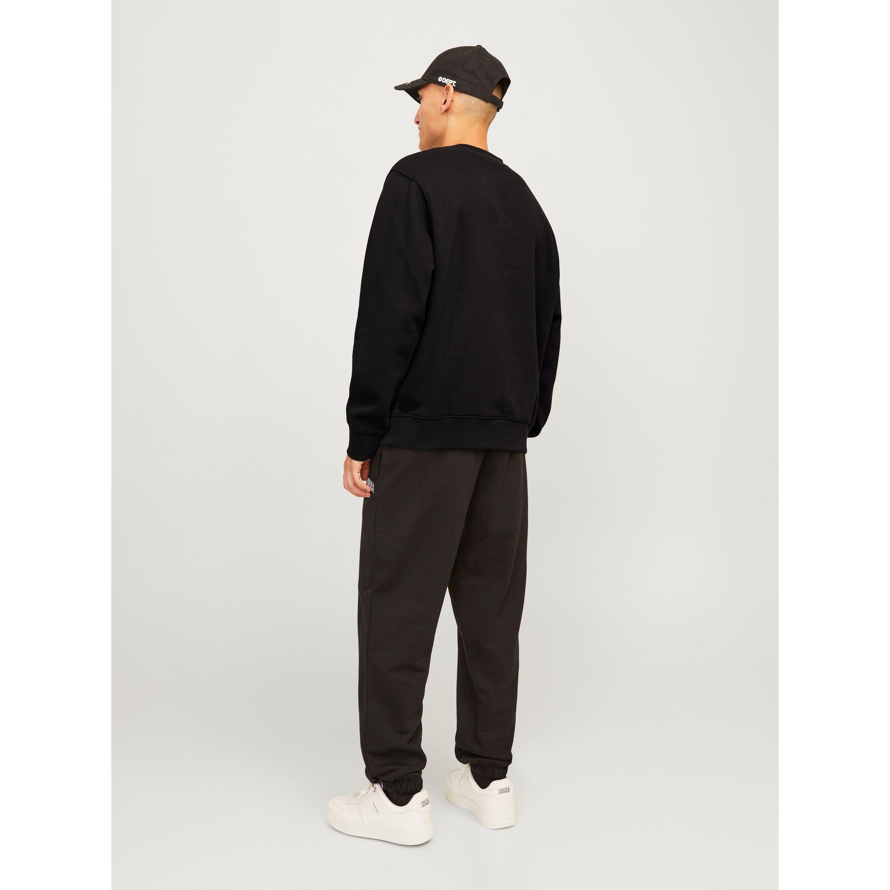 Schwarz - Jack and Jones - Urban Edge 400 GSM Crew Sweat Mens - 2
