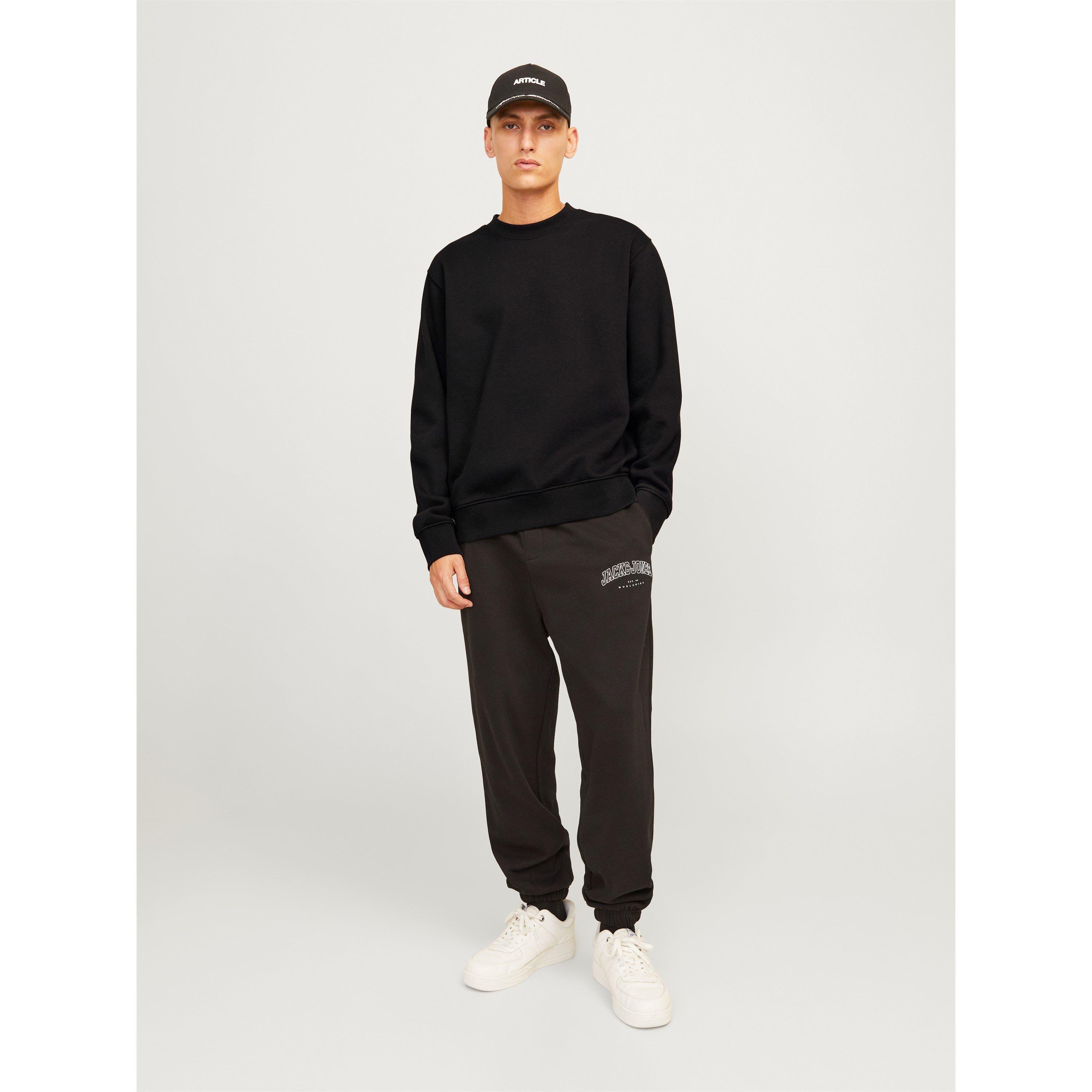Schwarz - Jack and Jones - Urban Edge 400 GSM Crew Sweat Mens - 7