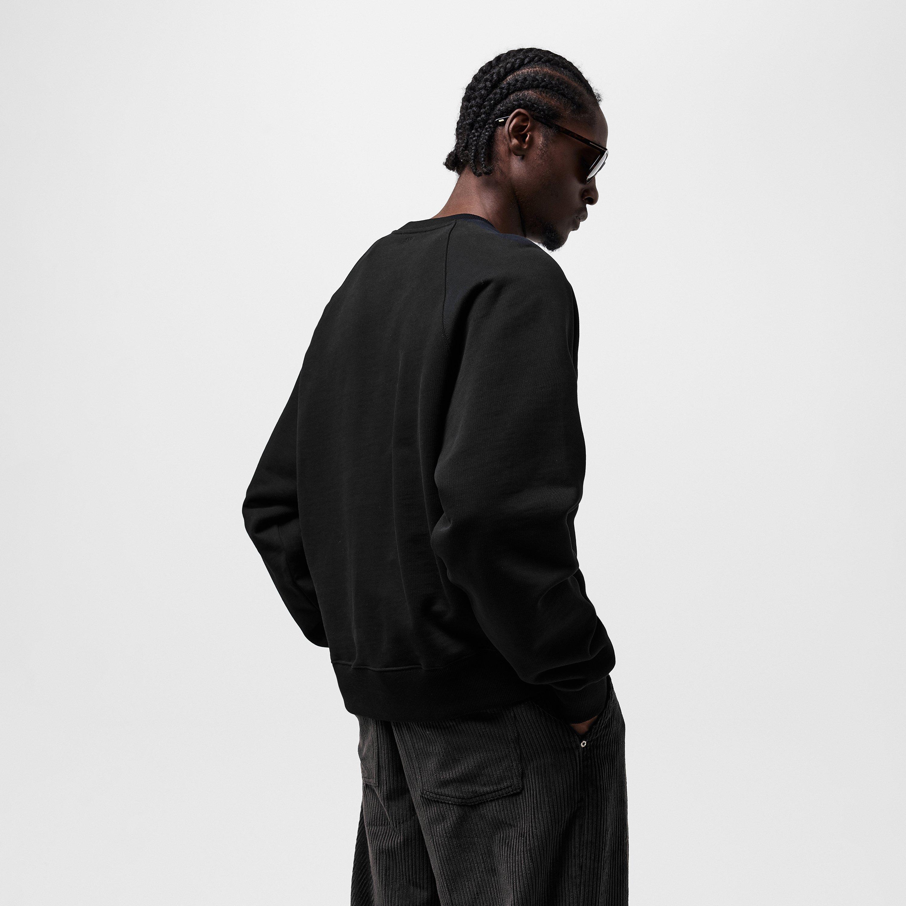 Black 001 - Ami Paris - Men's Crew Sweater - 4