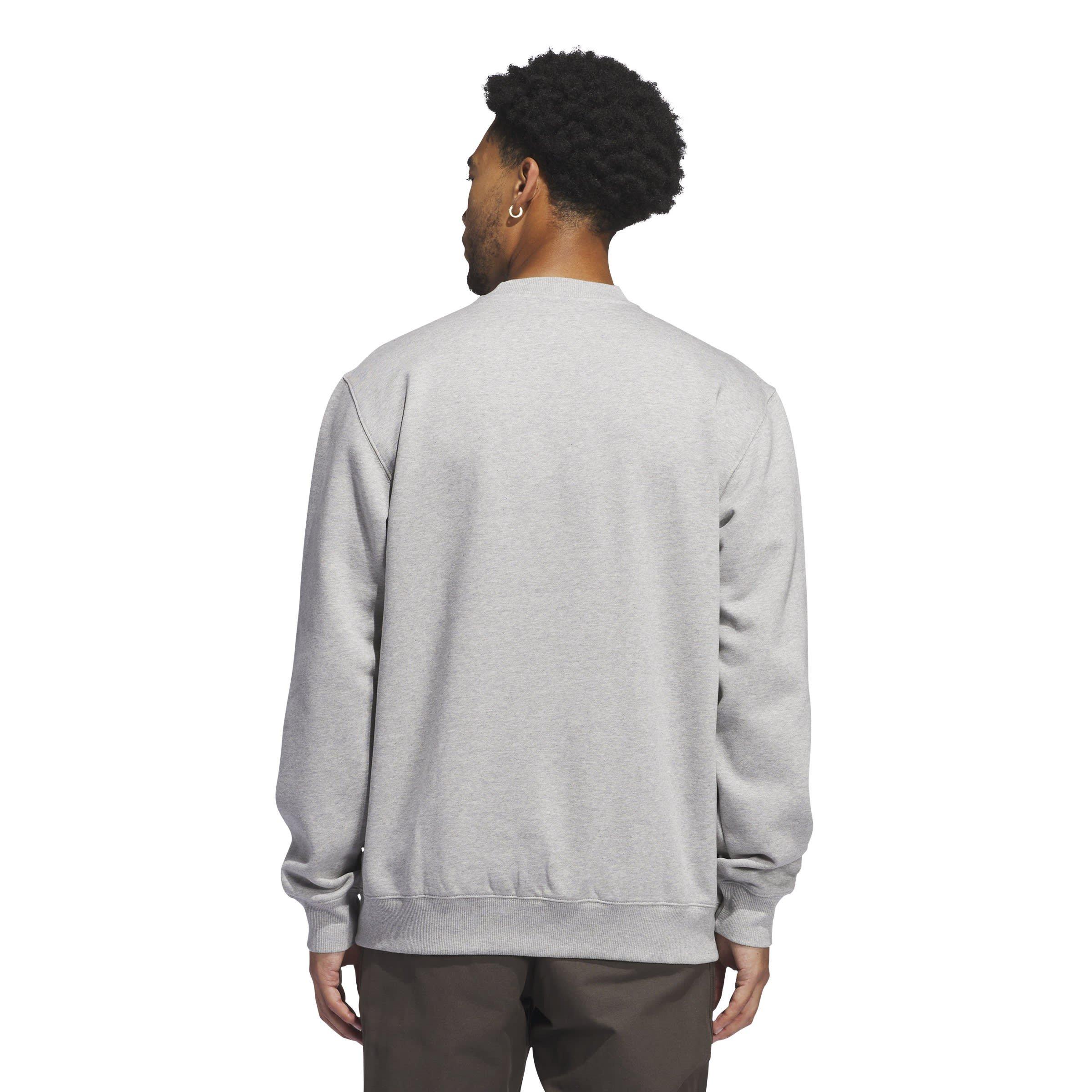 Grey Heather - adidas - Arched Crew Sweatshirt - 4