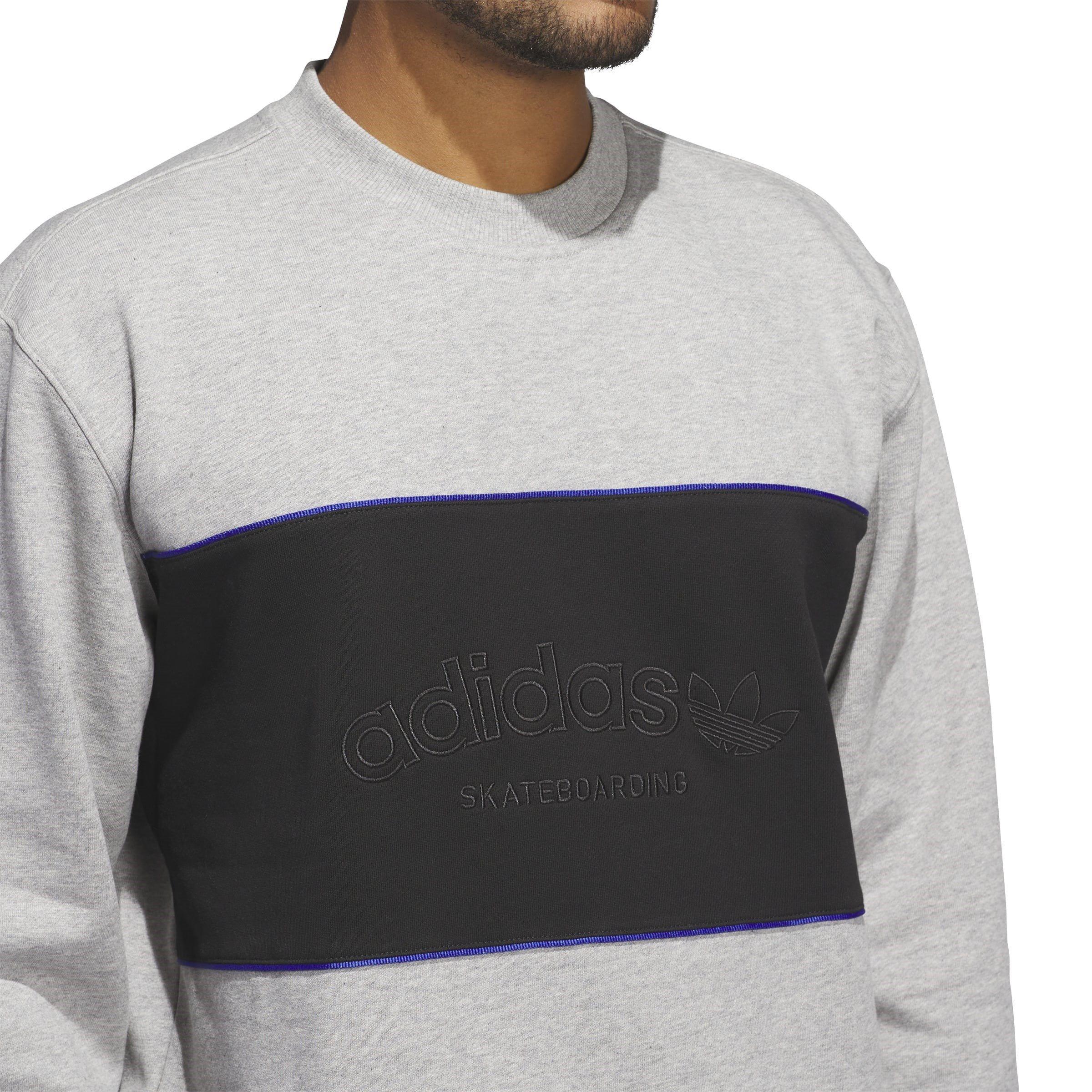 Grey Heather - adidas - Arched Crew Sweatshirt - 6