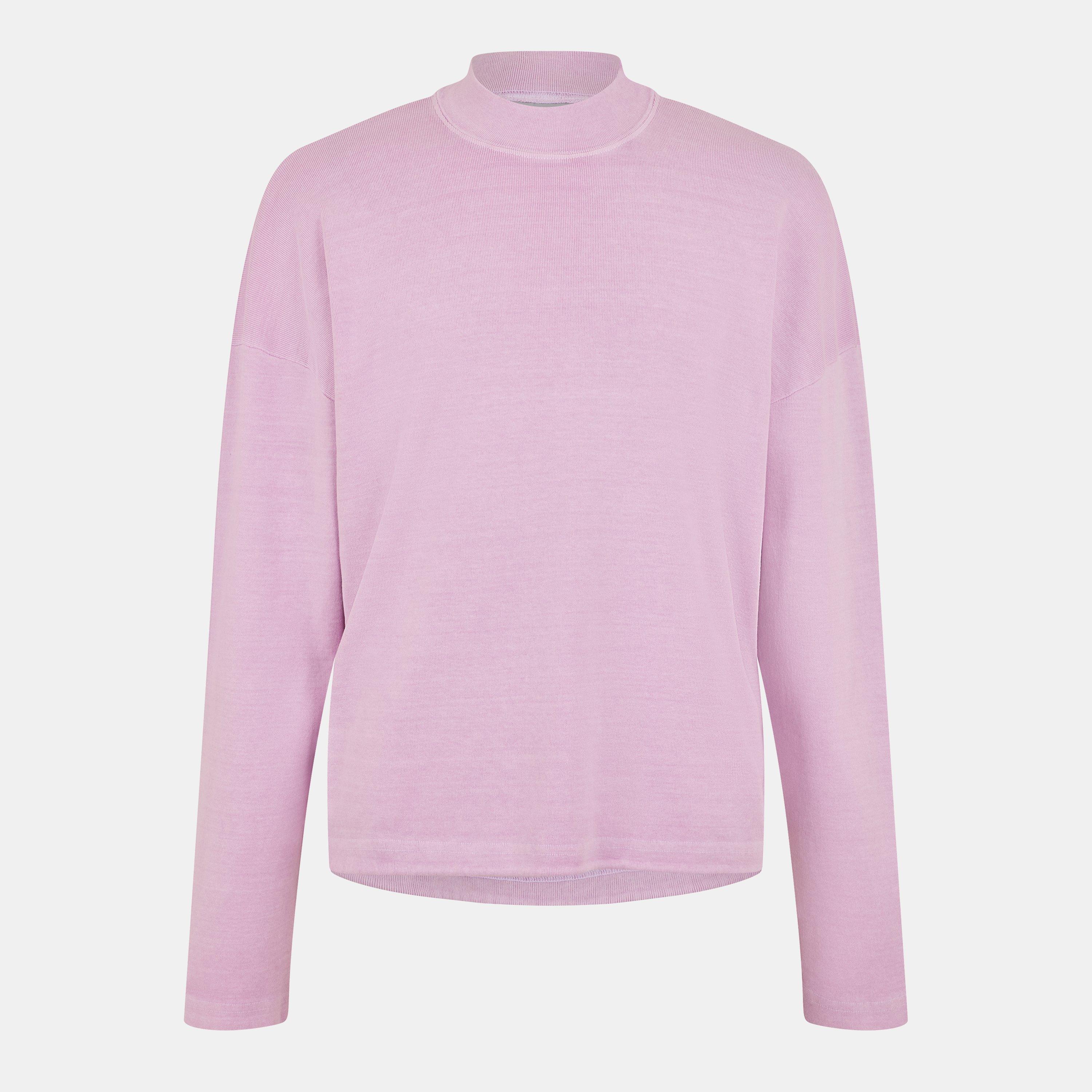 Lilac - Humanrace - Unisex Adults Mock Neck Crew Sweatshirt - 1