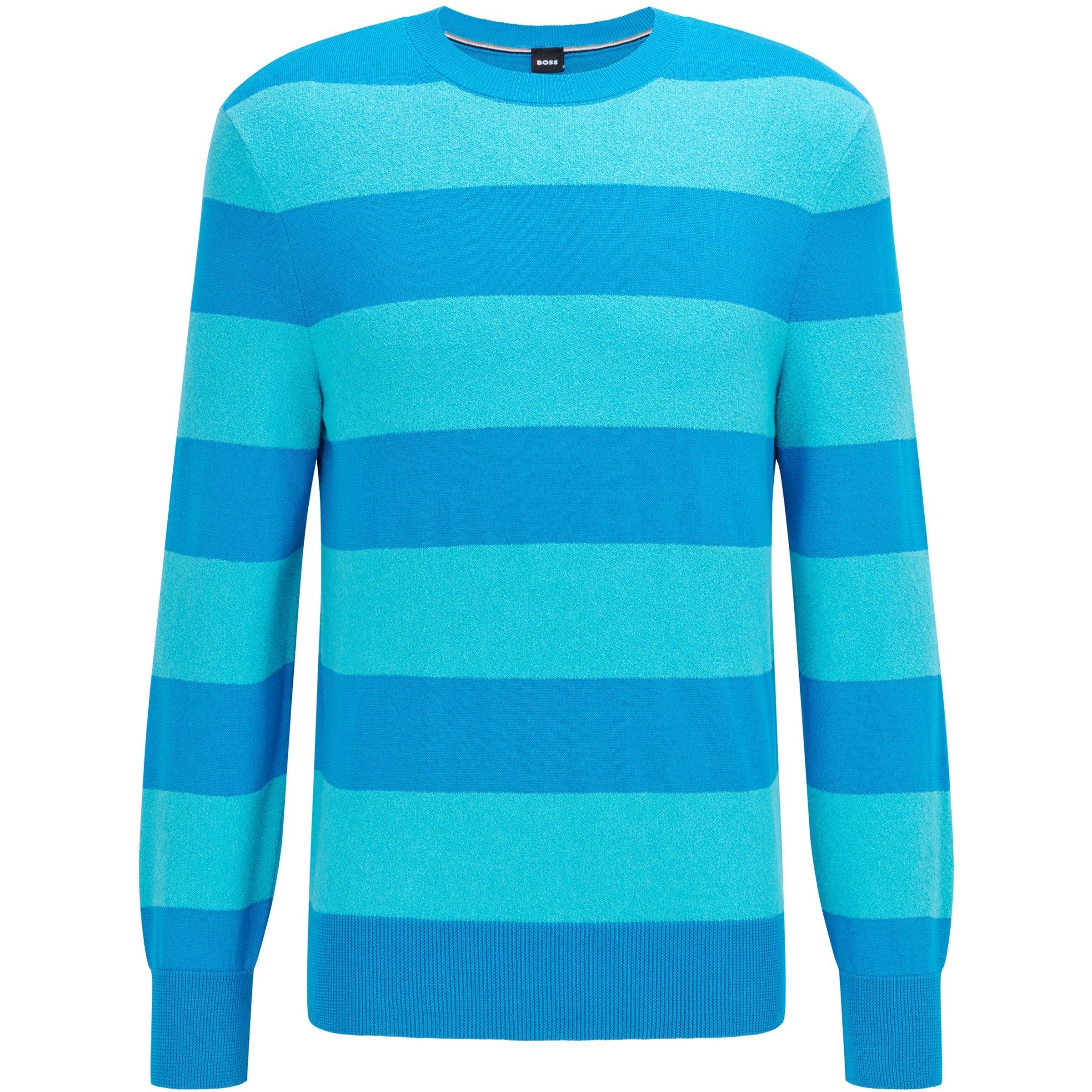 Bright Blue - Boss - Men's Eromeo Crew Sweater - 1