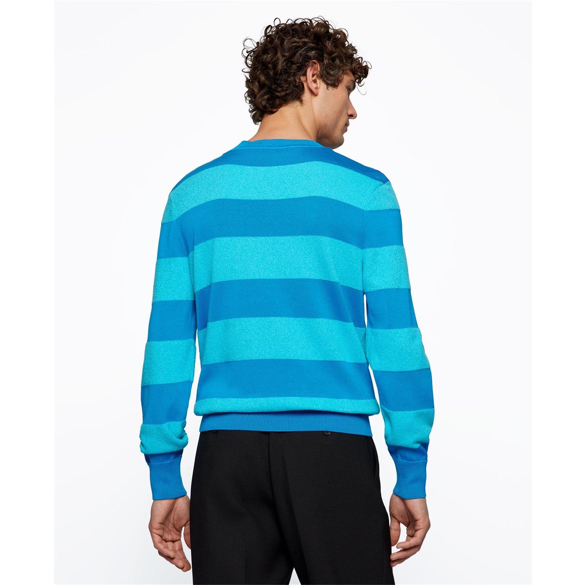 Bright Blue - Boss - Men's Eromeo Crew Sweater - 3
