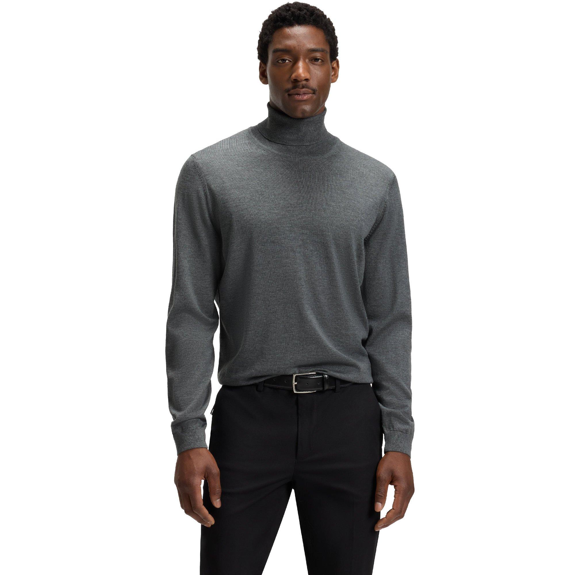 Boss Men's Musso P Crew Sweatshirt - Medium Grey - S