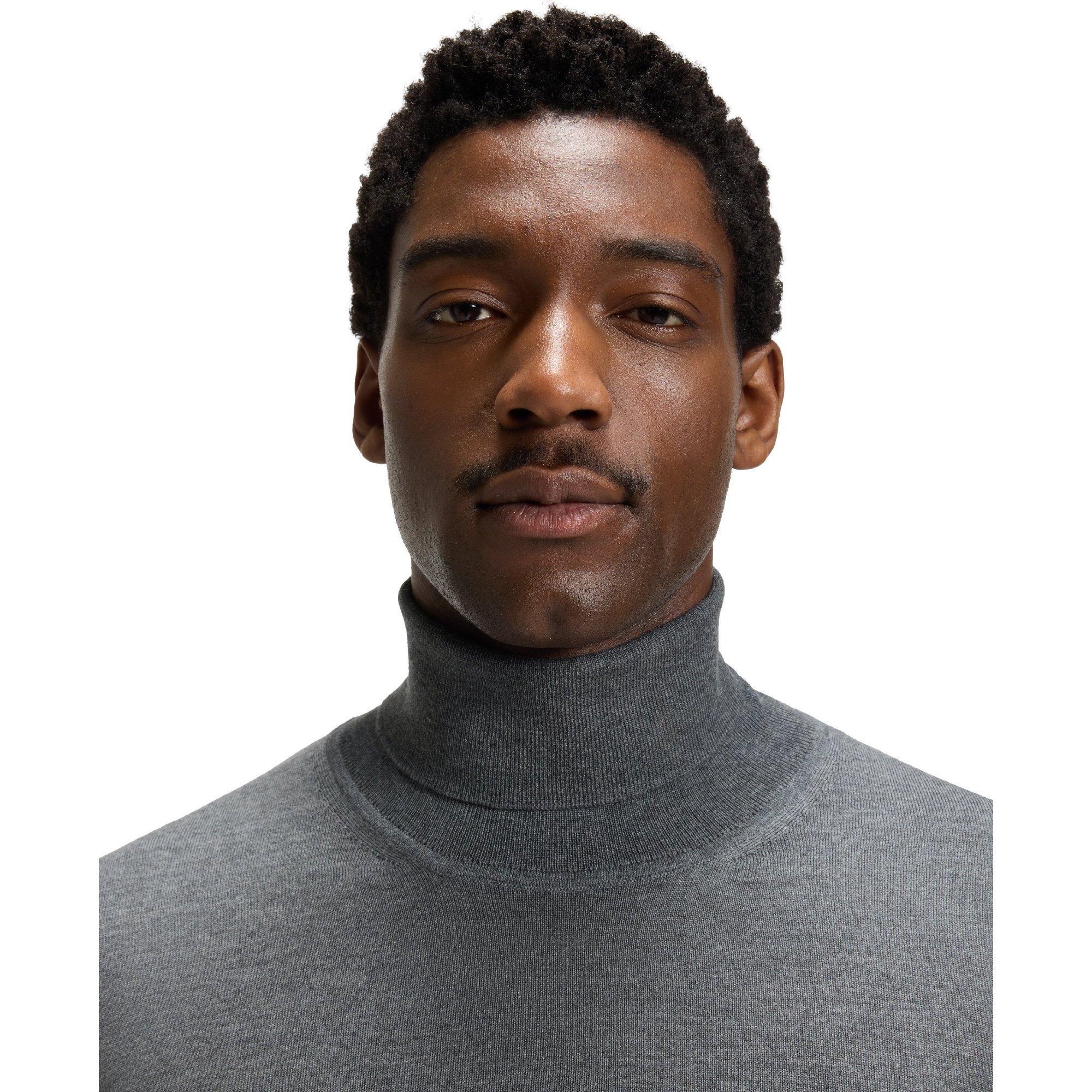 Medium Grey - Boss - Men's Musso P Crew Sweatshirt - 3