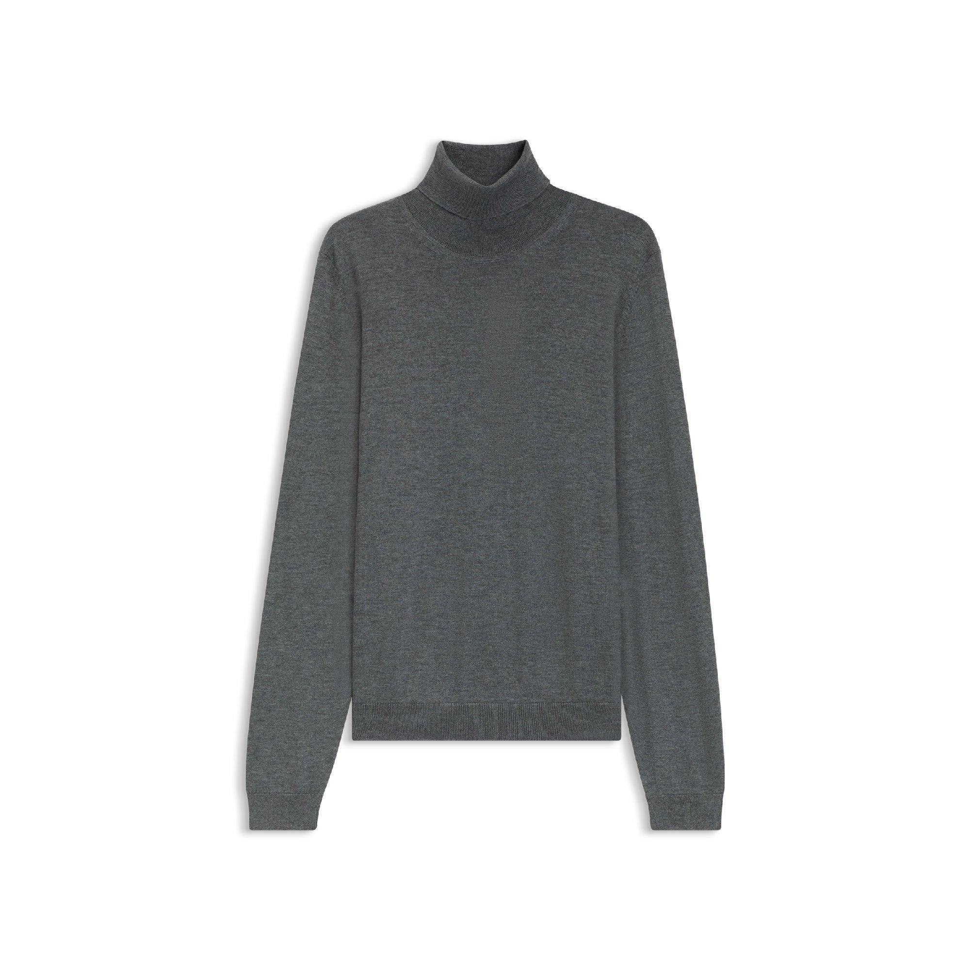 Medium Grey - Boss - Men's Musso P Crew Sweatshirt - 4