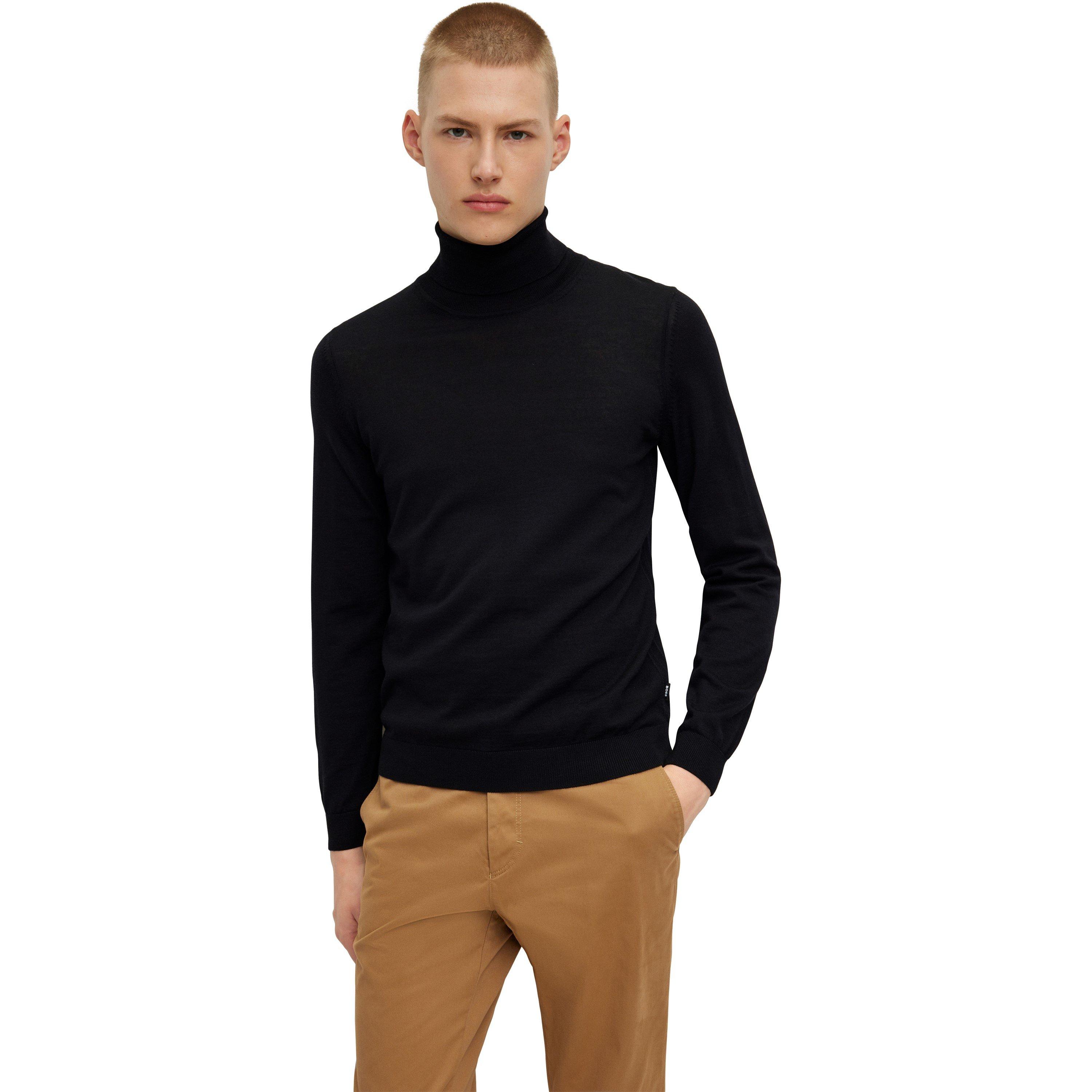 Black - Boss - Men's Musso P Crew Sweatshirt - 2