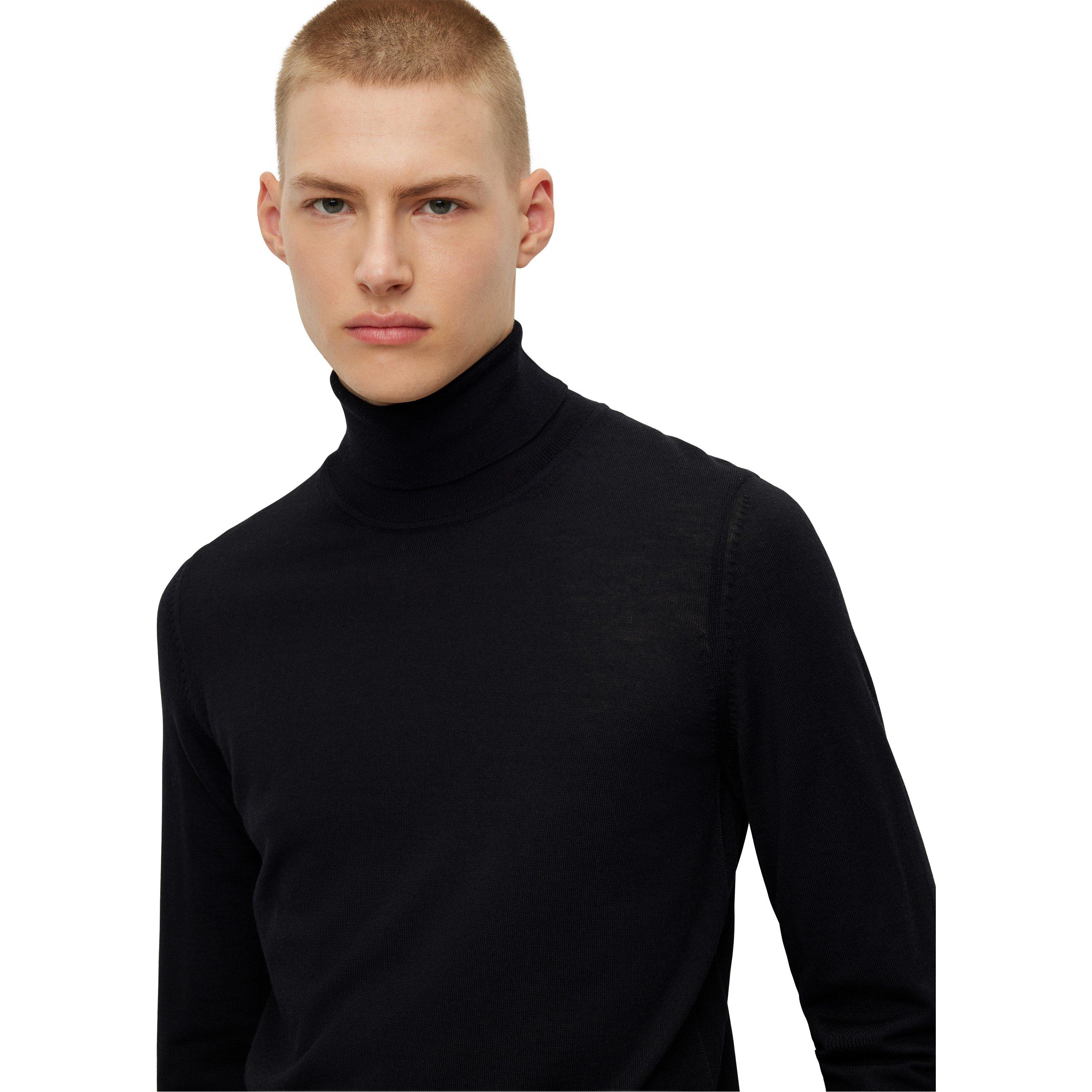 Black - Boss - Men's Musso P Crew Sweatshirt - 4