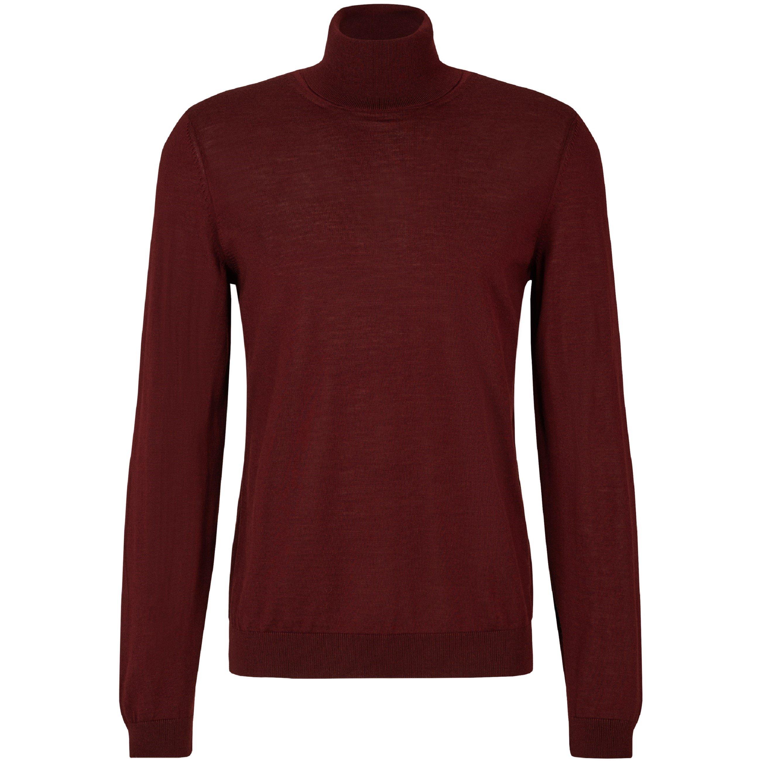 Boss Men's Musso P Crew Sweatshirt - Dark Red - 2XL