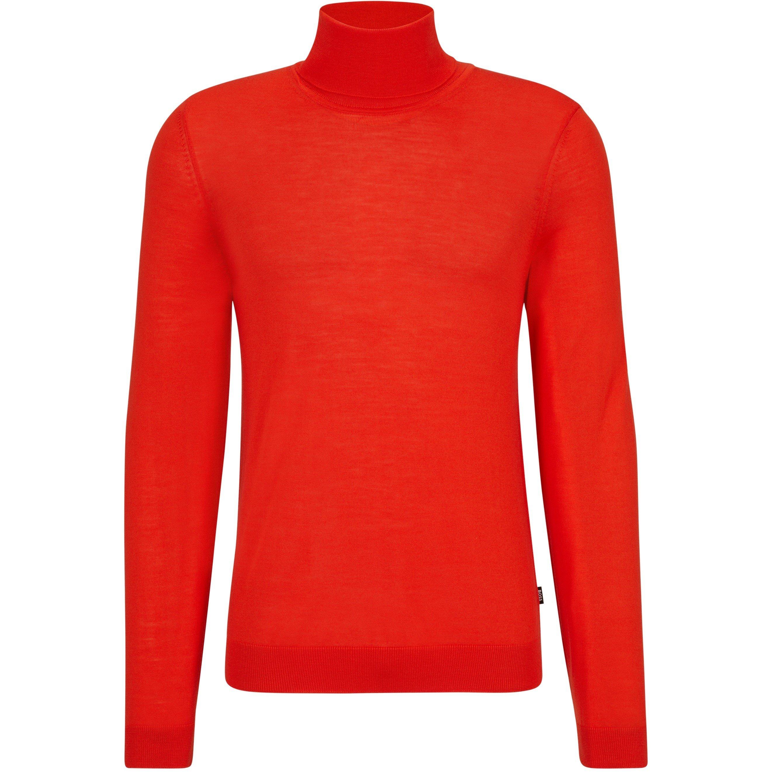 Arancione brillante - Boss - Men's Musso P Crew Sweatshirt - 3