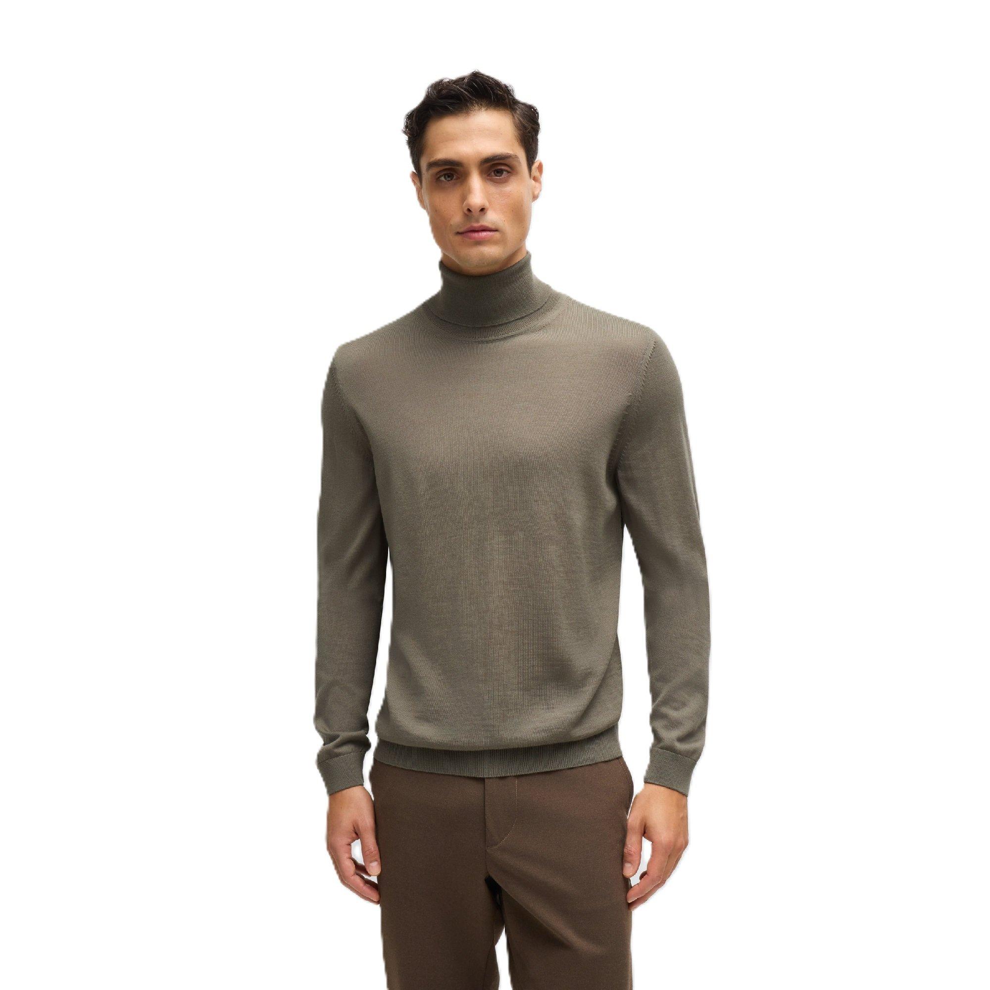 Boss Men's Musso P Crew Sweatshirt - Open Green - S