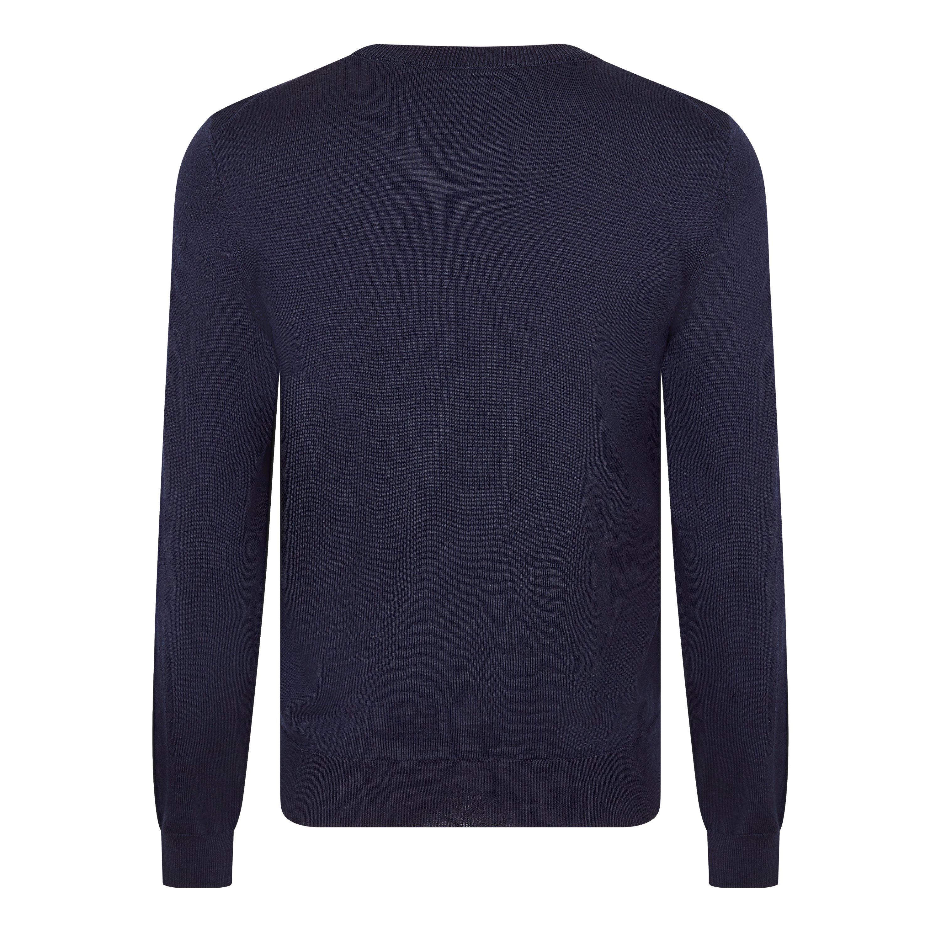 Dark Blue - Boss - Men's Baram-L Crew Sweater - 2