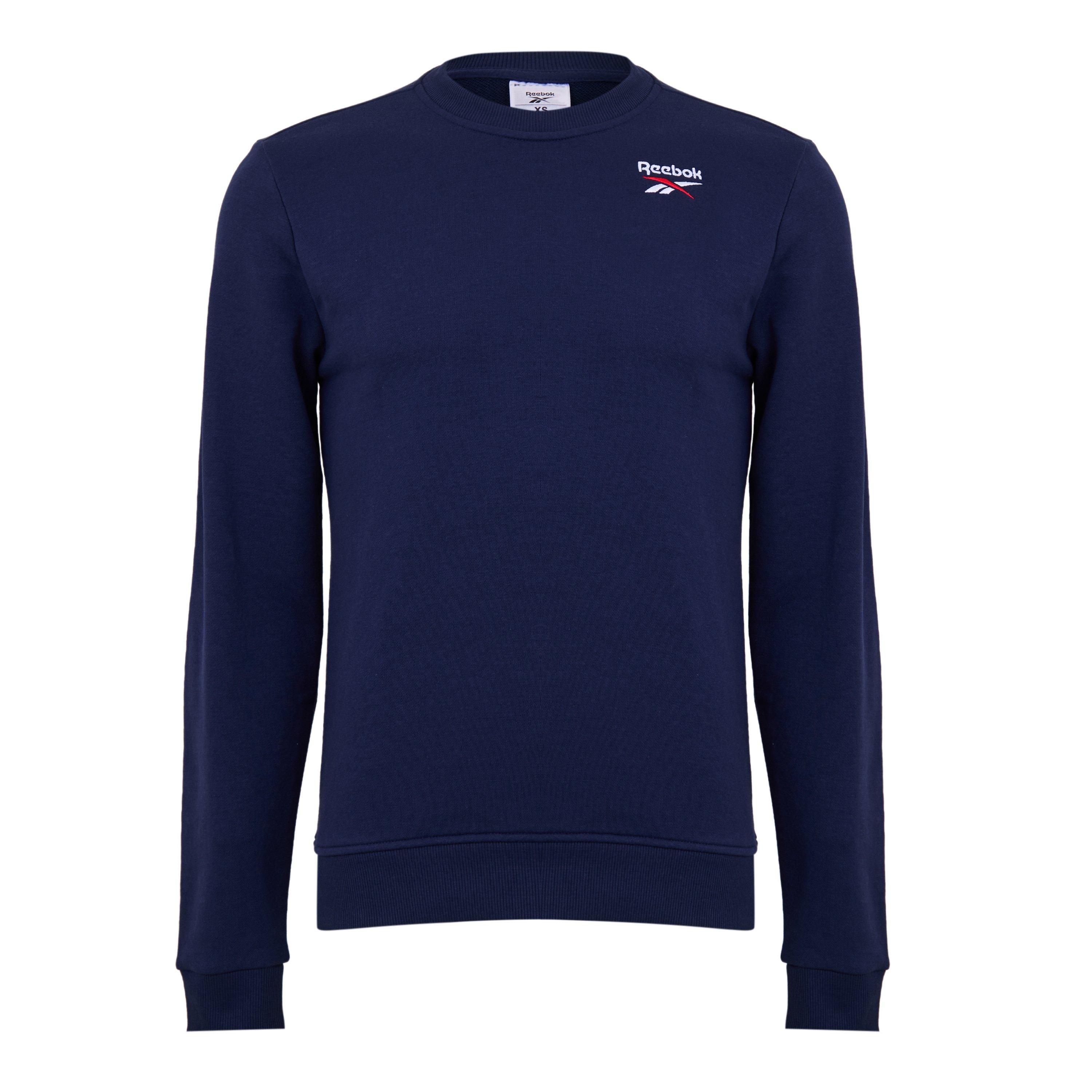 Reebok Men's Identity Small Logo Crew Sweatshirt - Vecnav - S