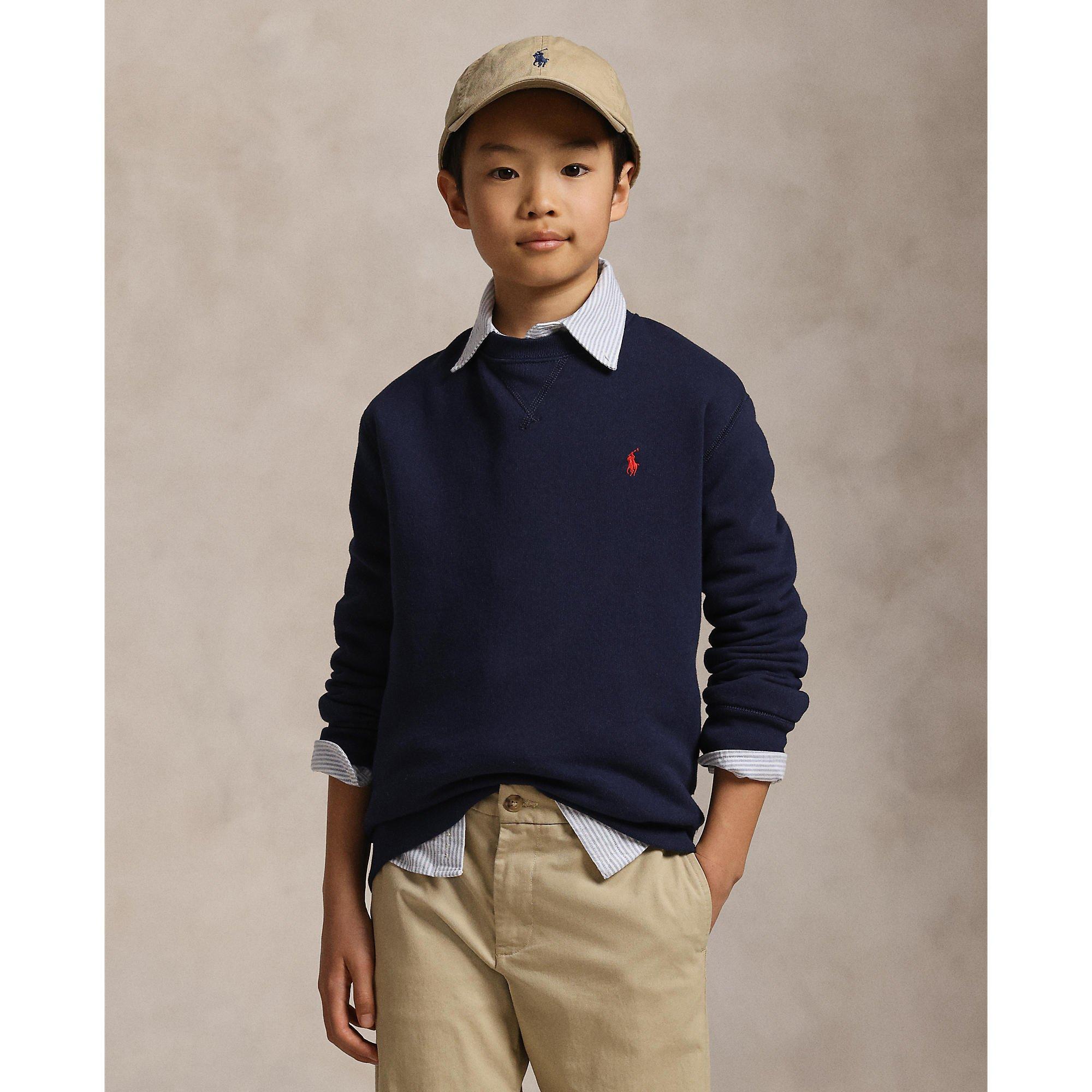 Cruise Navy - Polo Ralph Lauren - Boys' Crew-neck Sweatshirt - 3