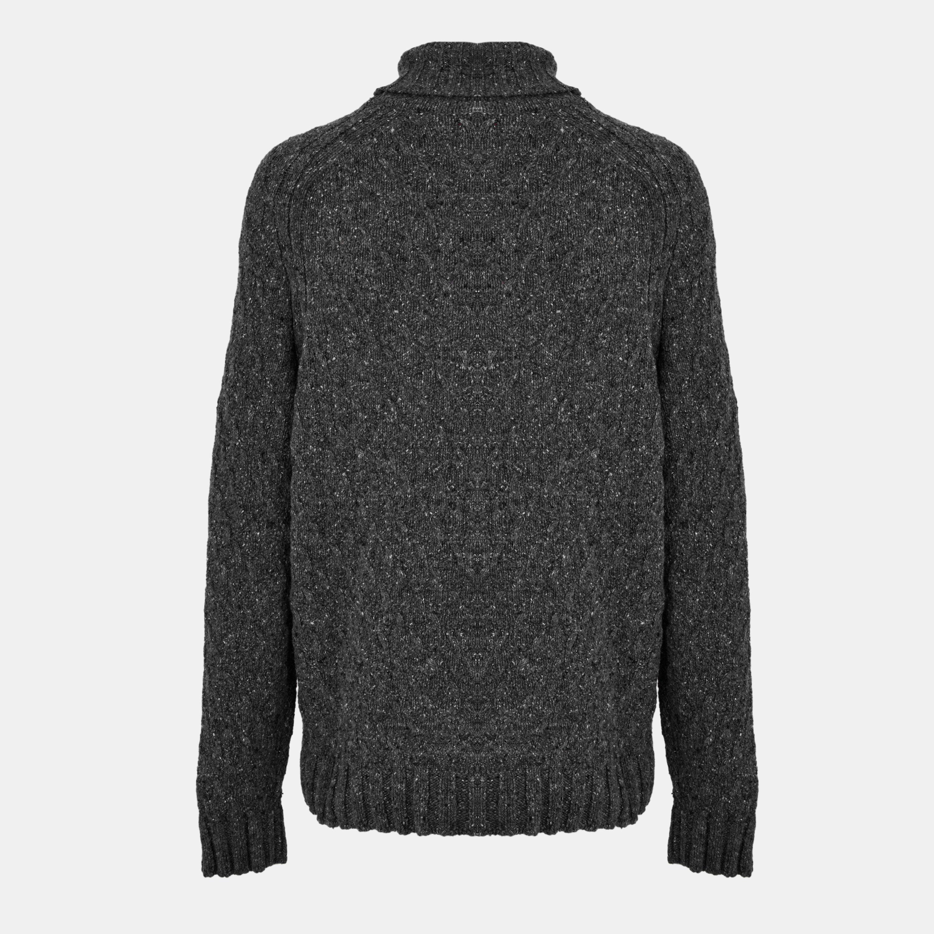 Medium Grey - Hugo - Men's Steed Crew Sweatshirt - 2