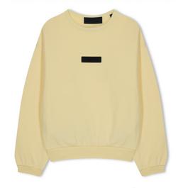 Fear Of God Essentials Badge Logo Crew Sweatshirt Juniors