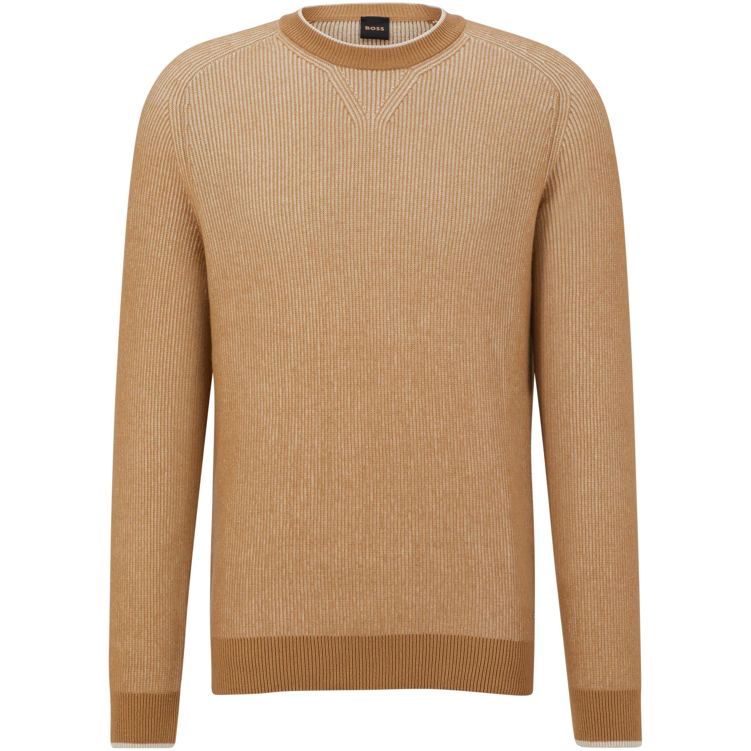 Boss Men's T Ferro Crew Sweatshirt - Med Beige - 2XL