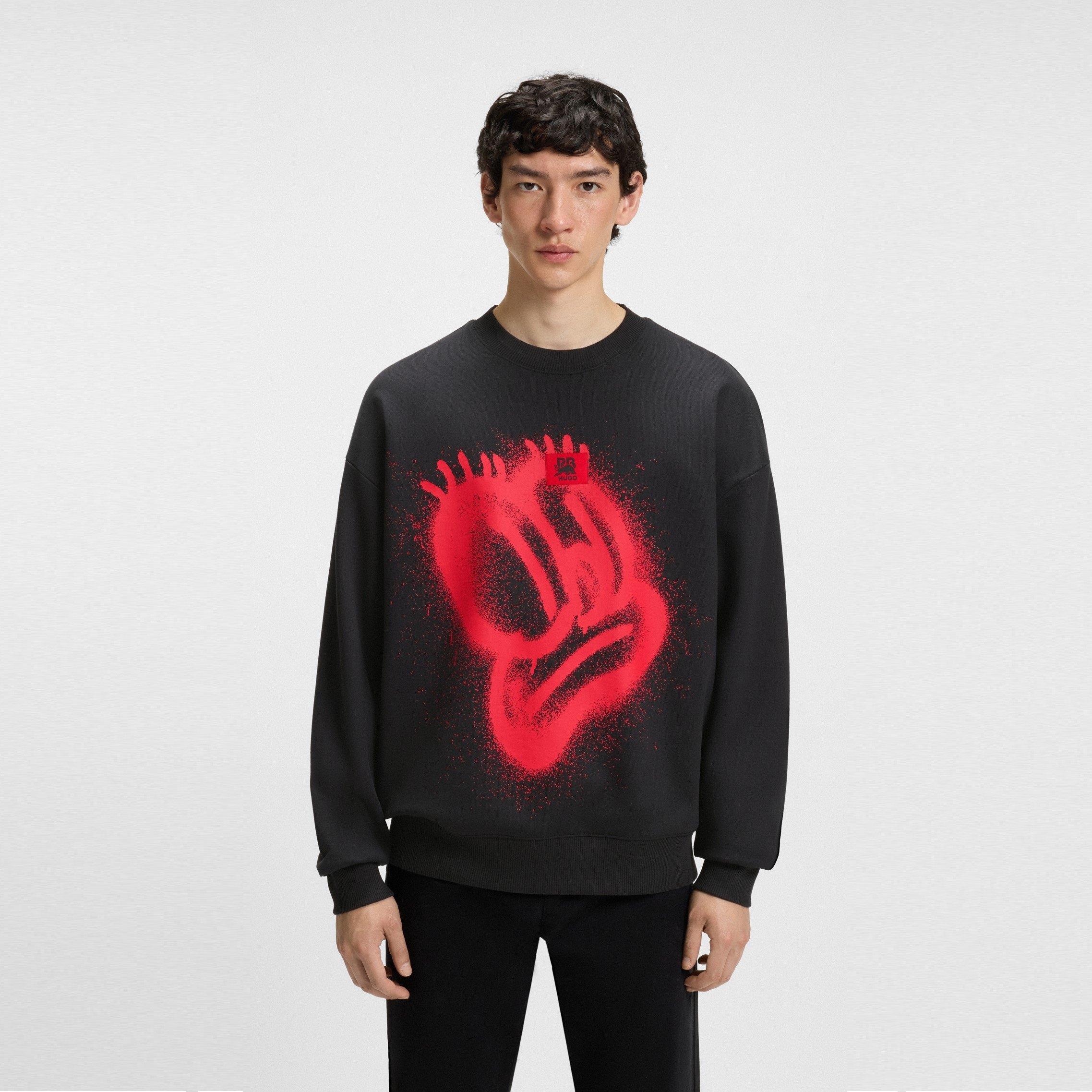 Black 001 - Hugo x RB - x VCARB by Slawn Graphic Crewneck Jumper - 2