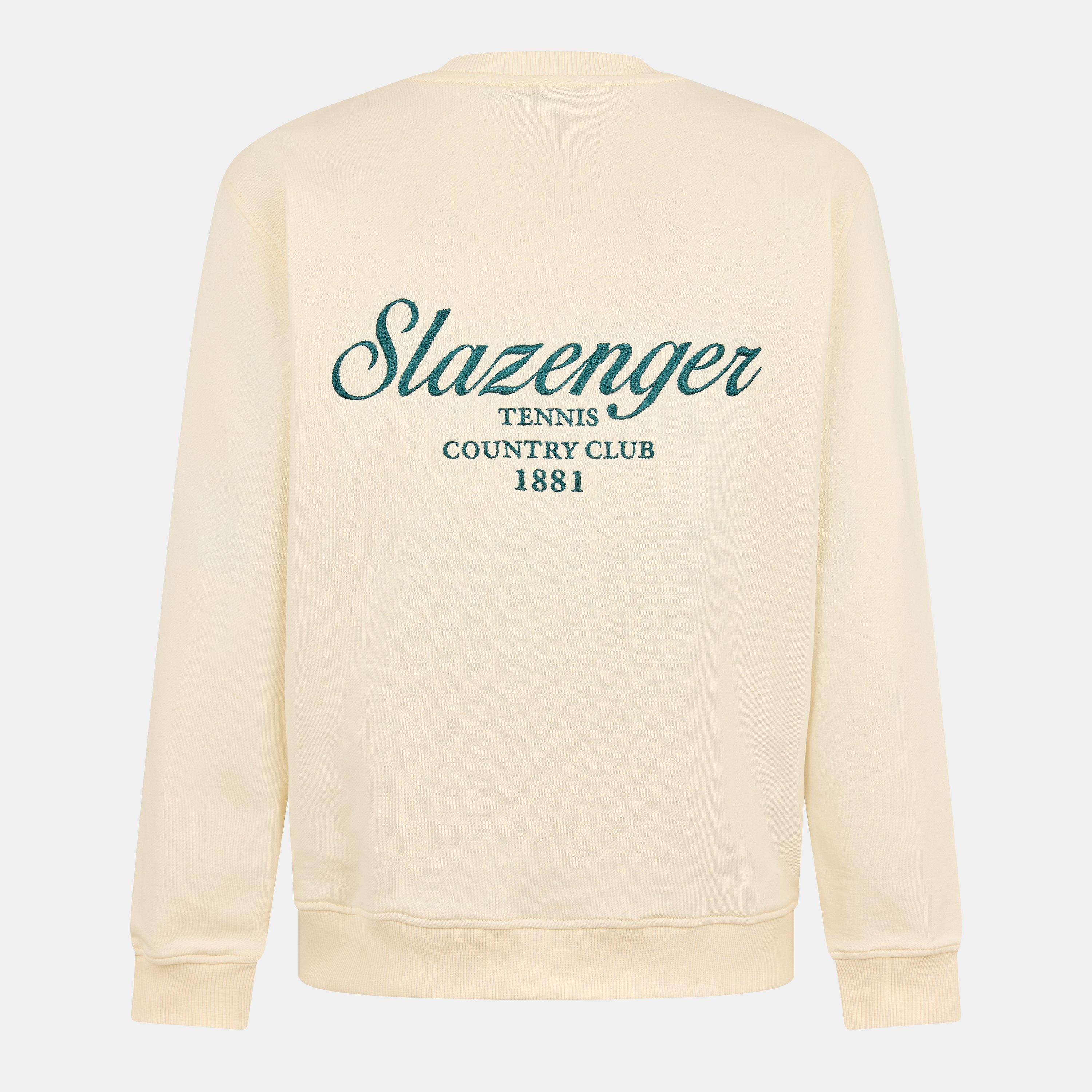 White - Slazenger - Men's Slaz Crew Sweatshirt - 2