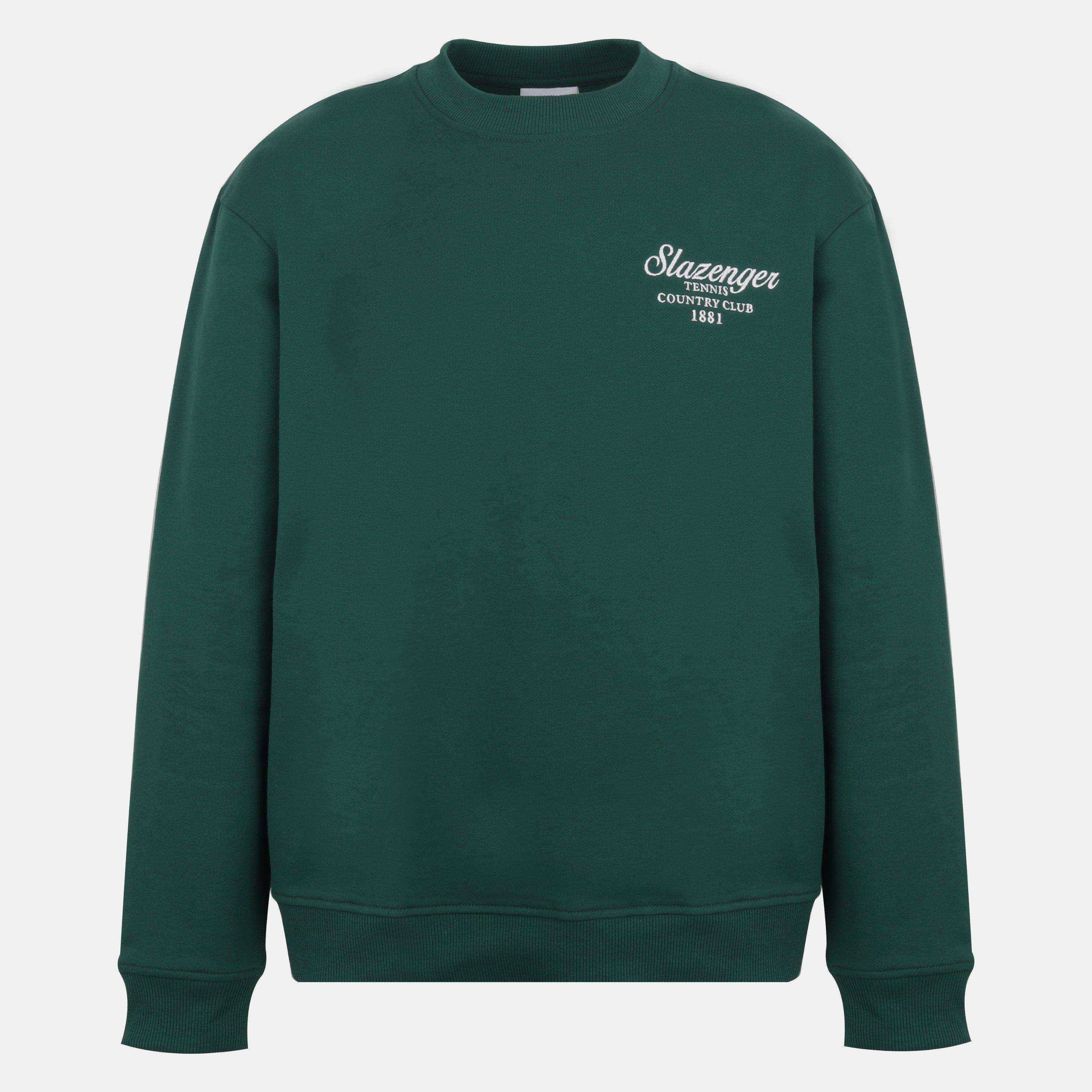 Green - Slazenger - Men's Slaz Crew Sweatshirt - 1